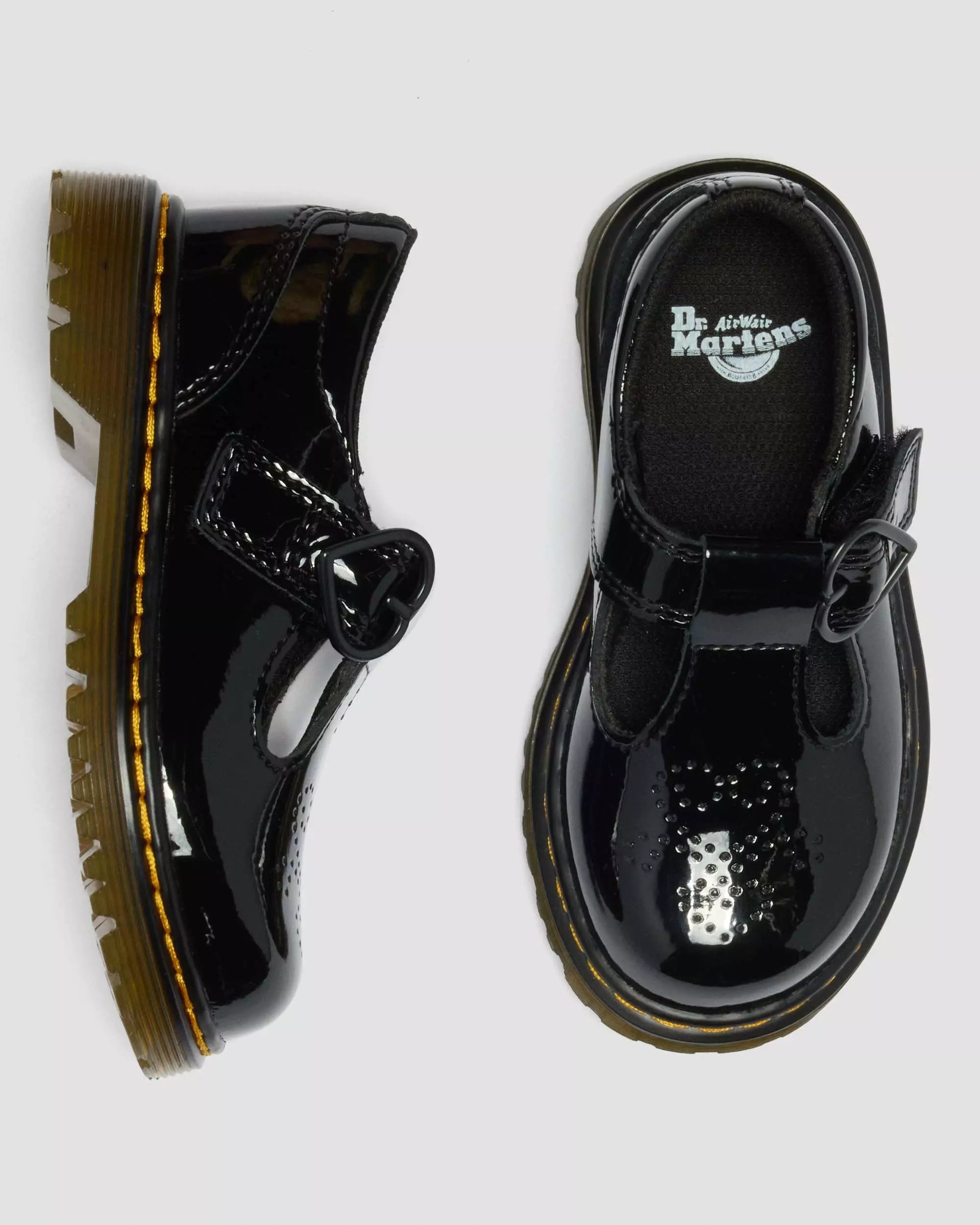 TODDLER POLLEY II Heart Patent Leather Shoes