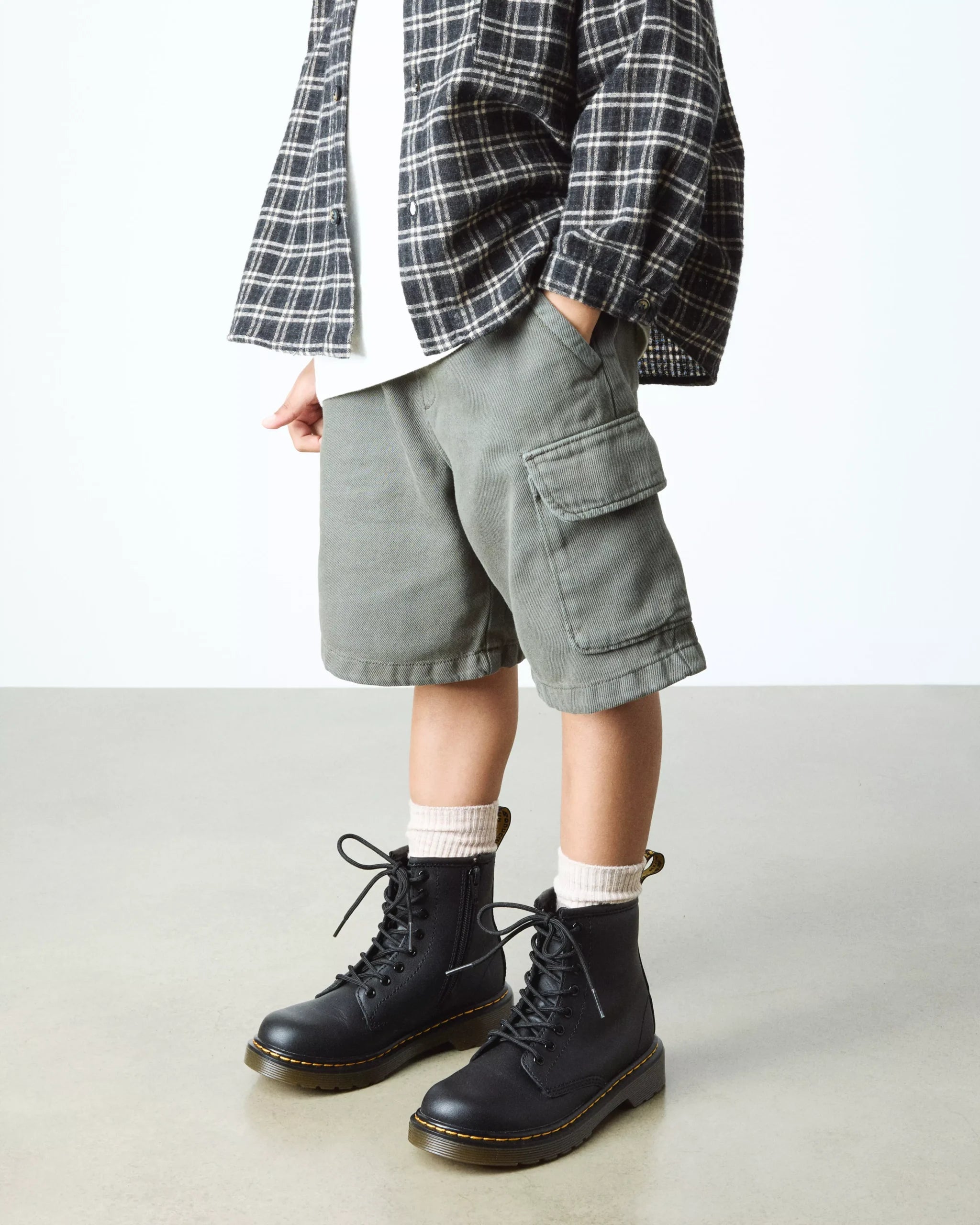 Junior 1460 Softy T Leather Lace Up Boots