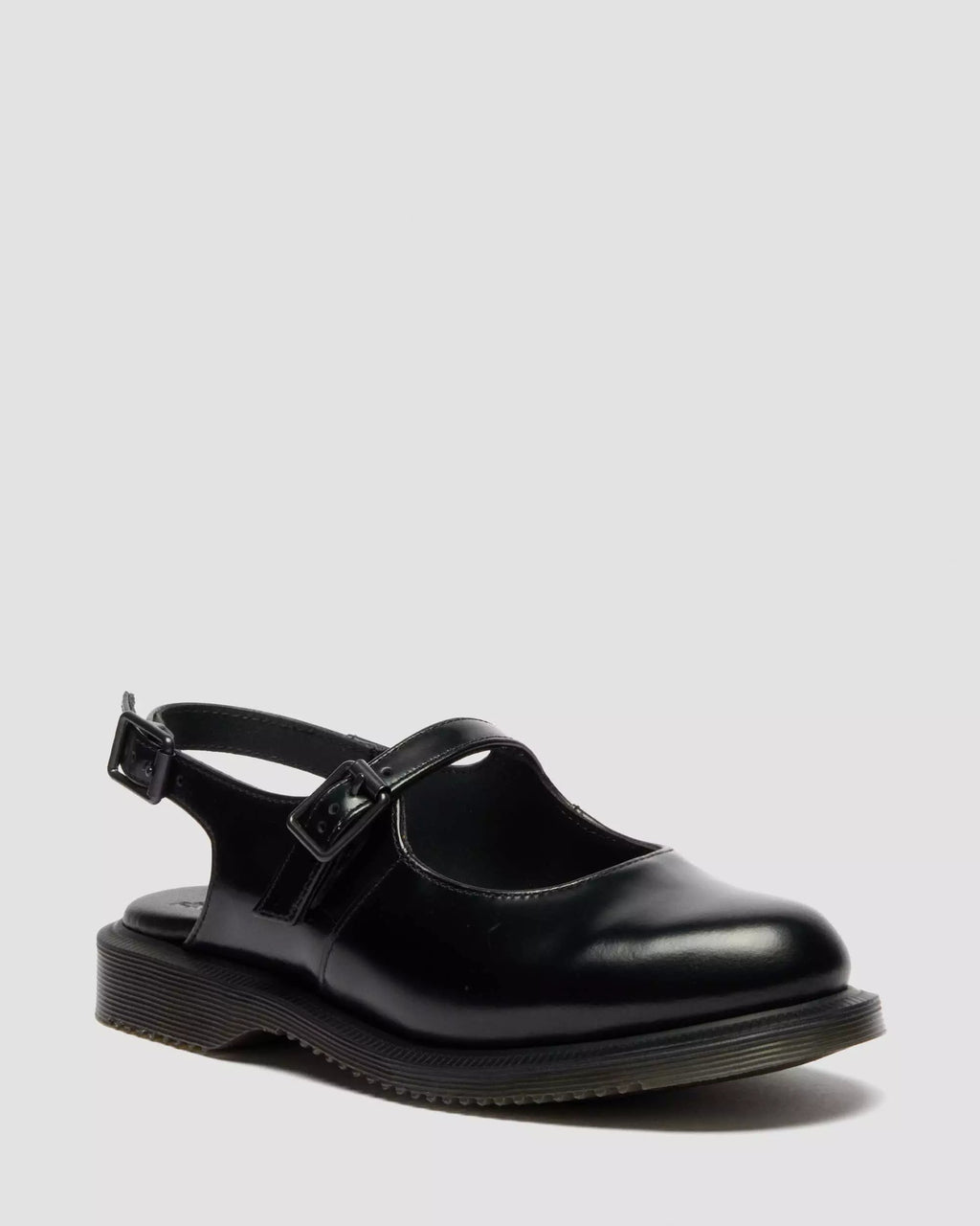 Madaline Mary Jane Smooth Leather Sling Back Shoes