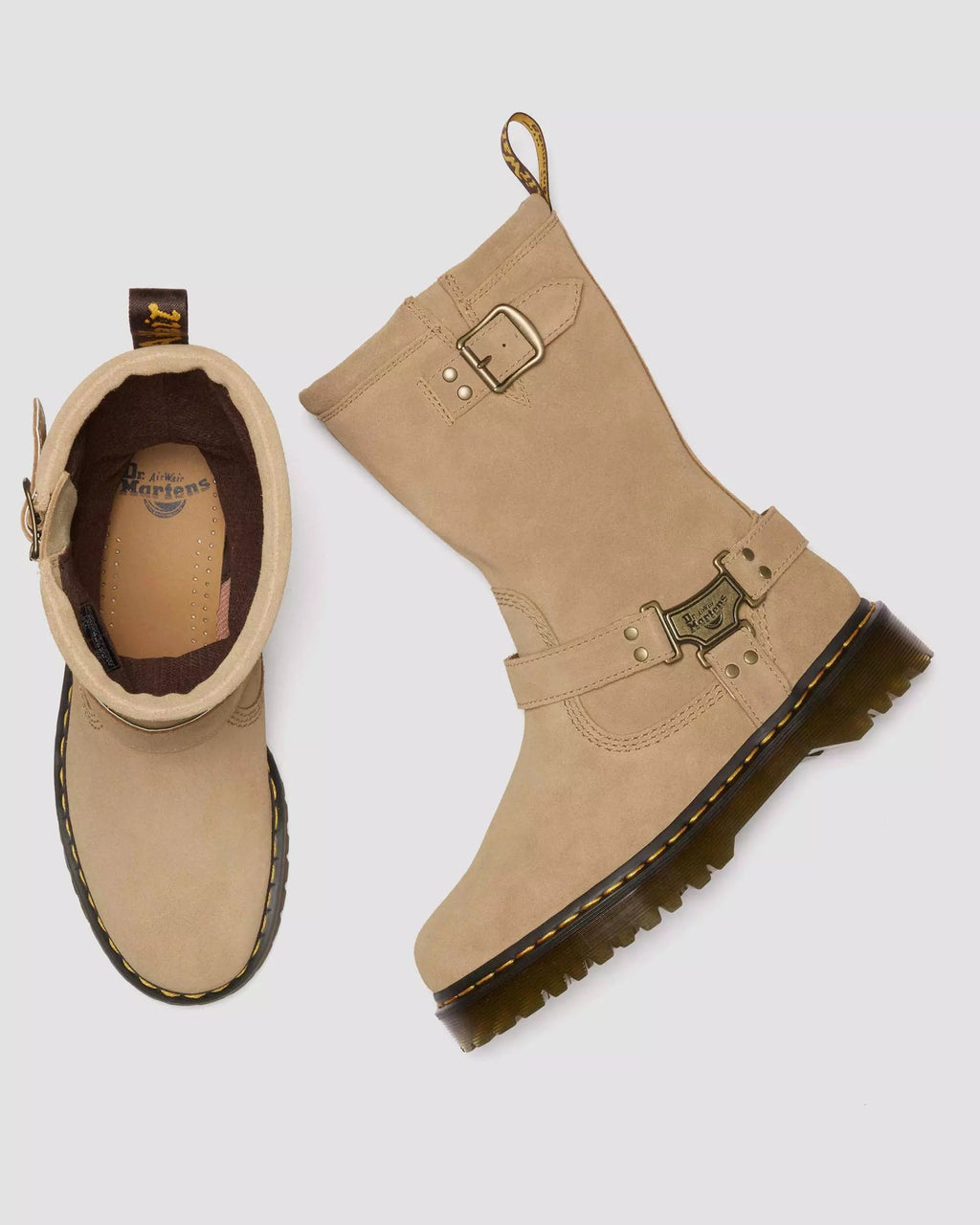 Anistone Hi Suede Biker Boots Suede Biker Boots