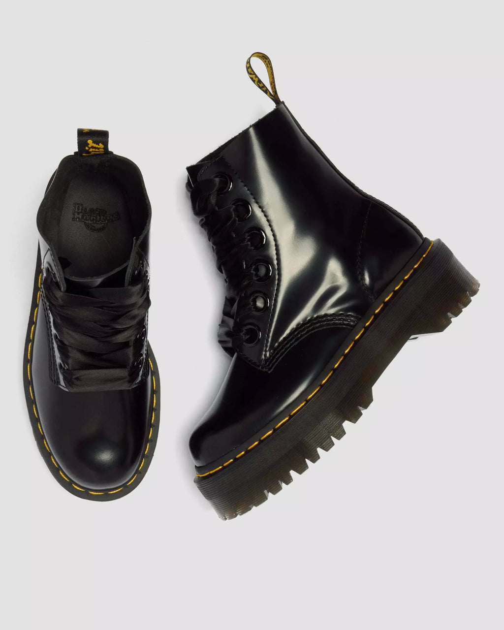 MOLLY Women's Leather Platform Boots