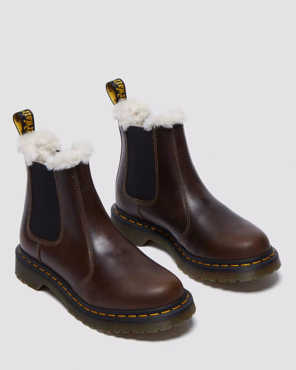 2976 Women's Faux Fur Lined Chelsea Boots