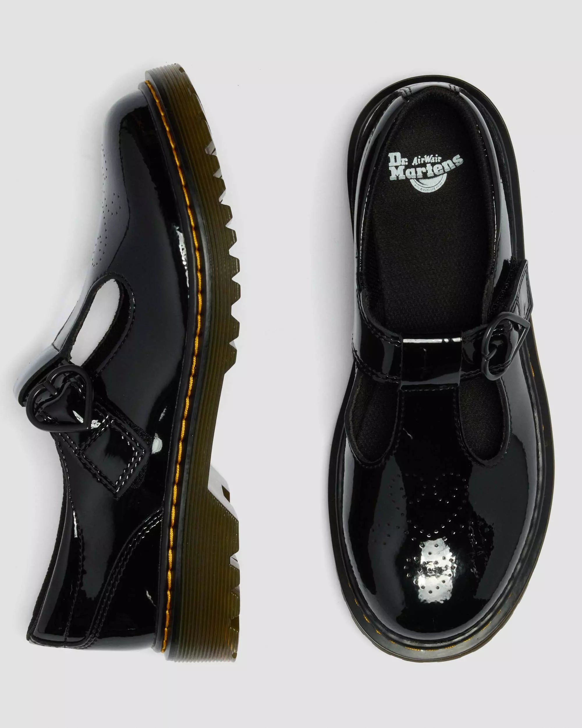 YOUTH POLLEY II Heart Patent Leather Shoes