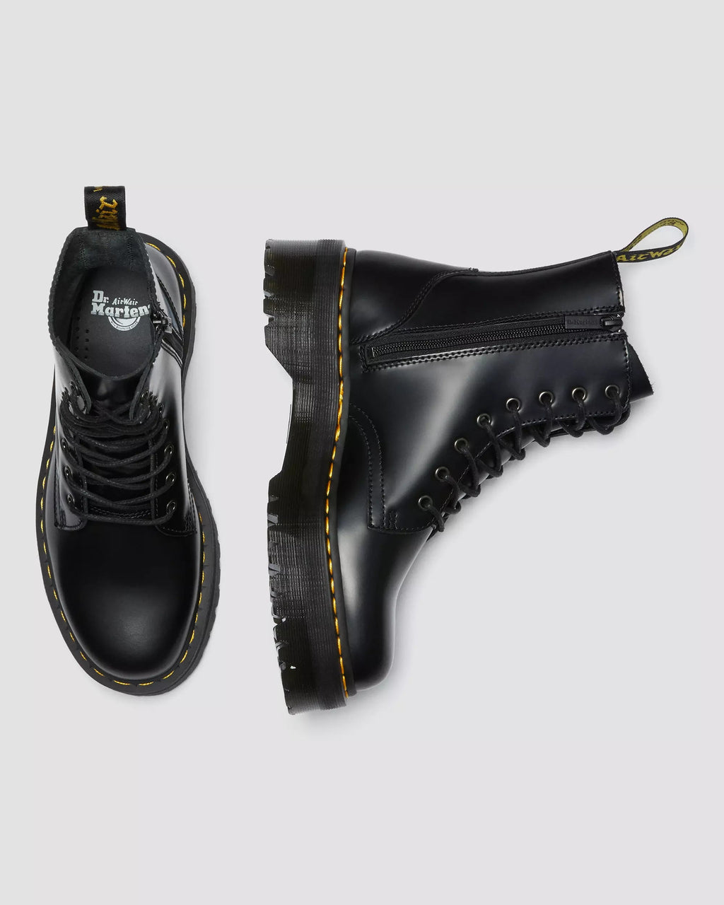 Jadon Boot Smooth Leather Platforms