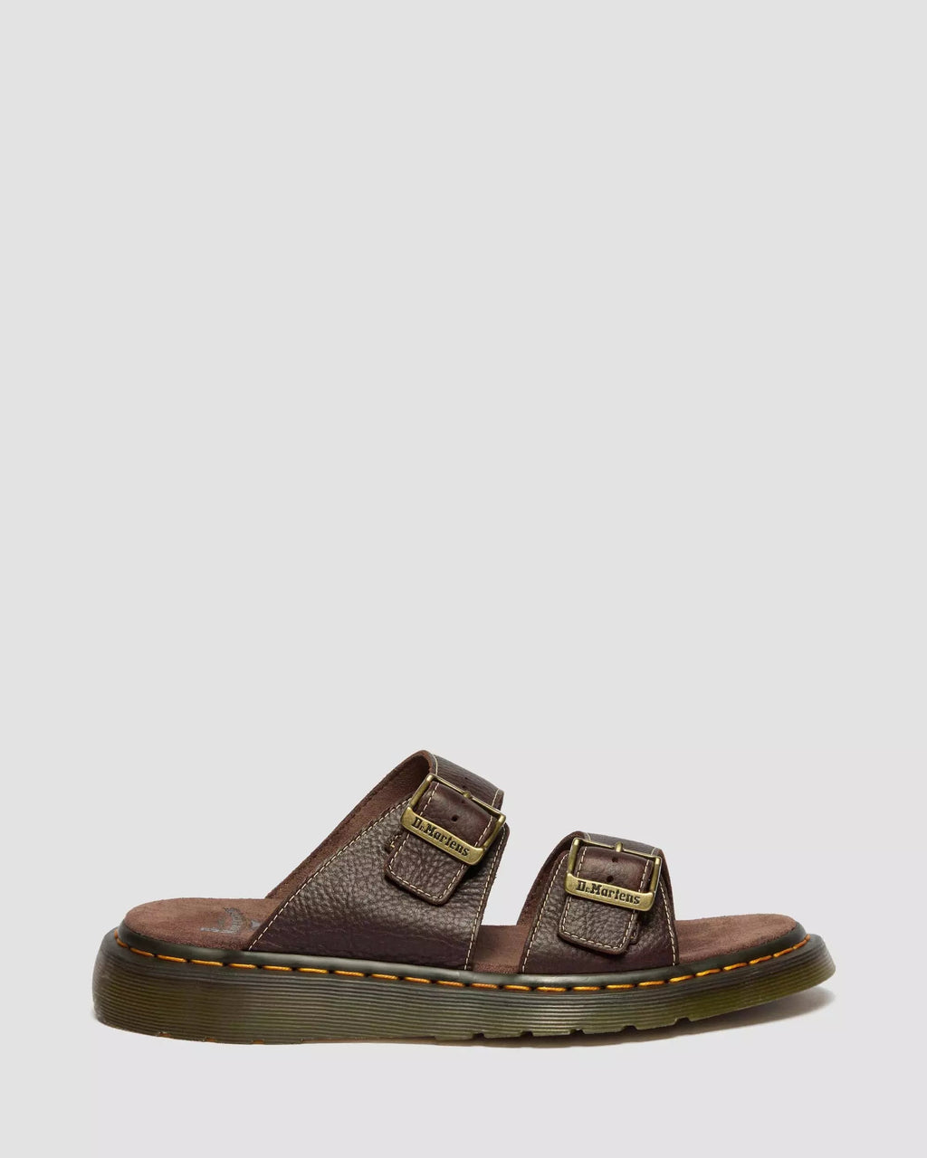 Josef Grizzly Leather Slide Sandals