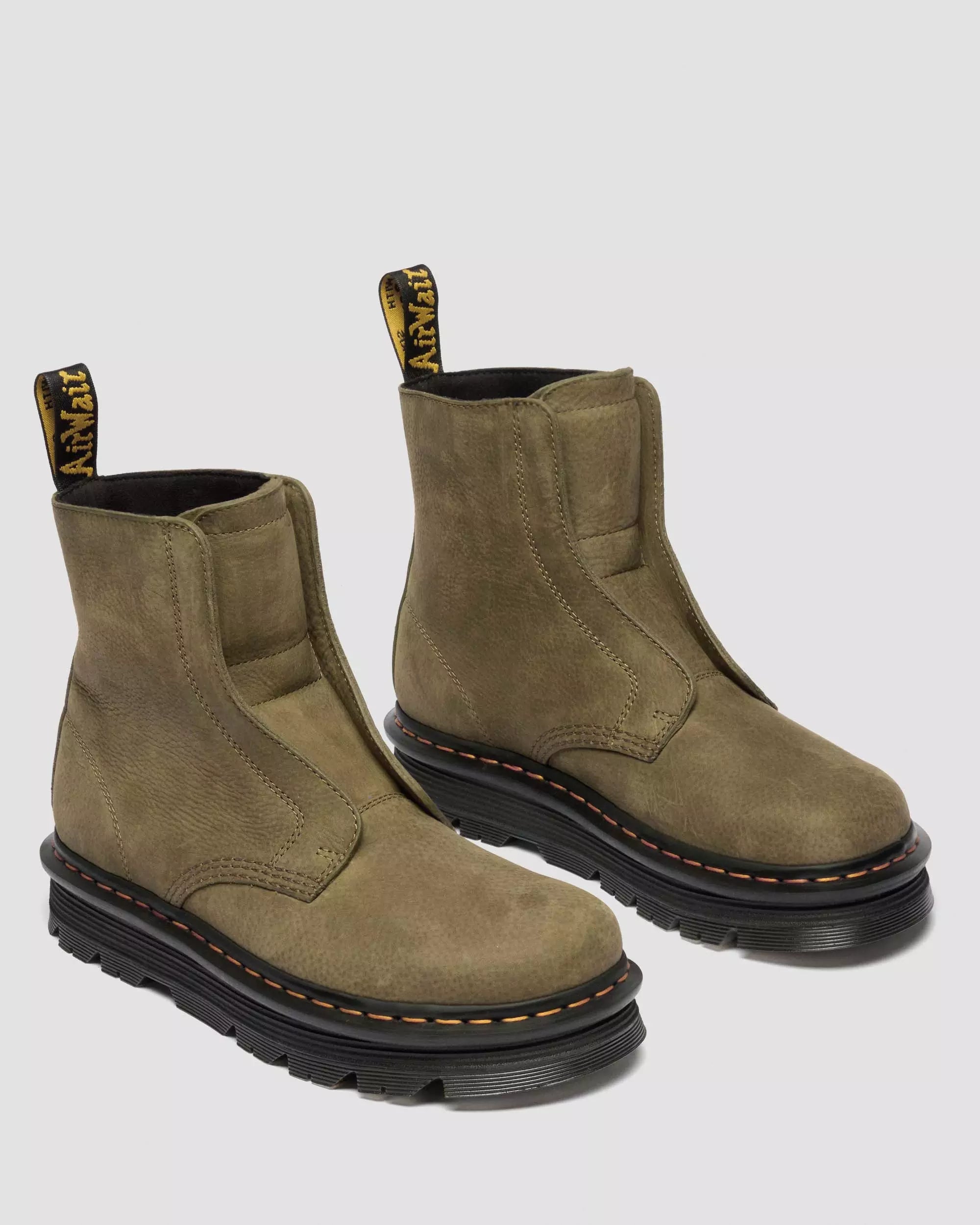 ZEBZAG LACELESS Slip On Nubuck Boots