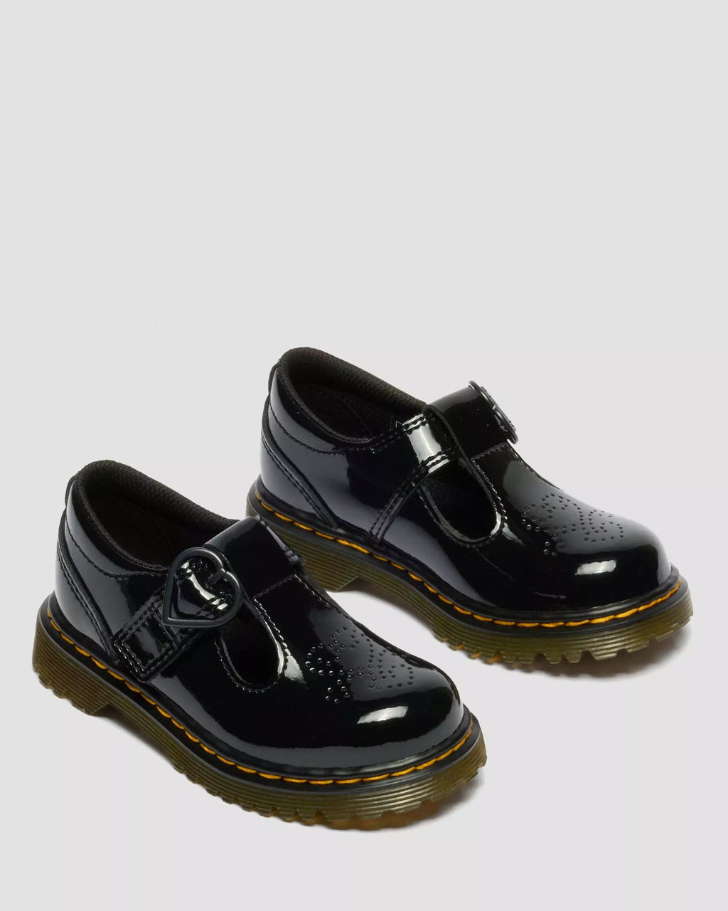 TODDLER POLLEY II Heart Patent Leather Shoes