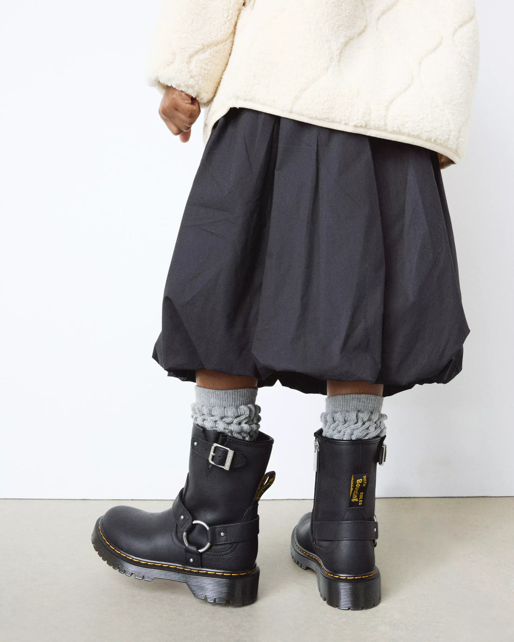 Genaya Junior Kids Leather Biker Boots