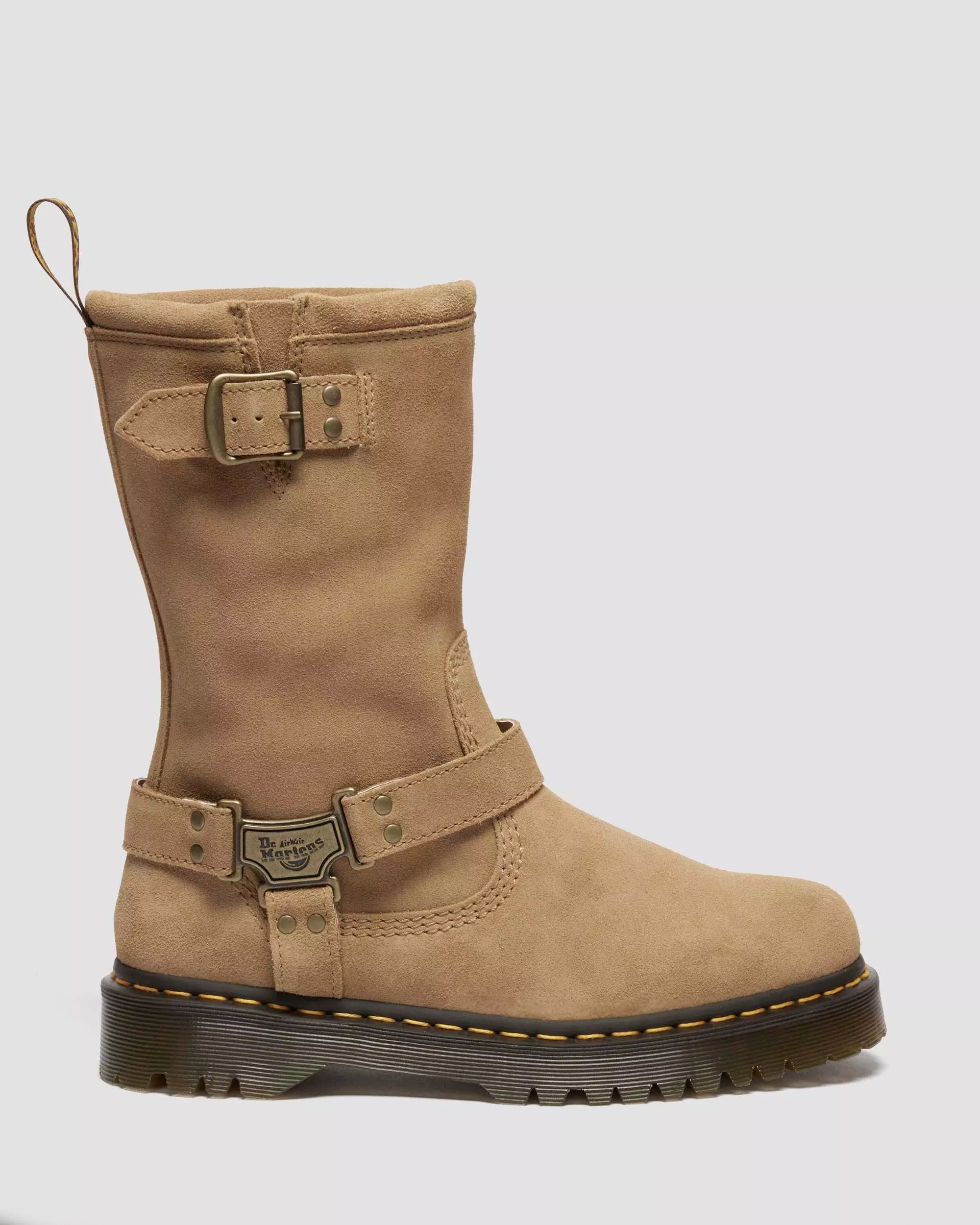 Anistone Hi Suede Biker Boots Suede Biker Boots