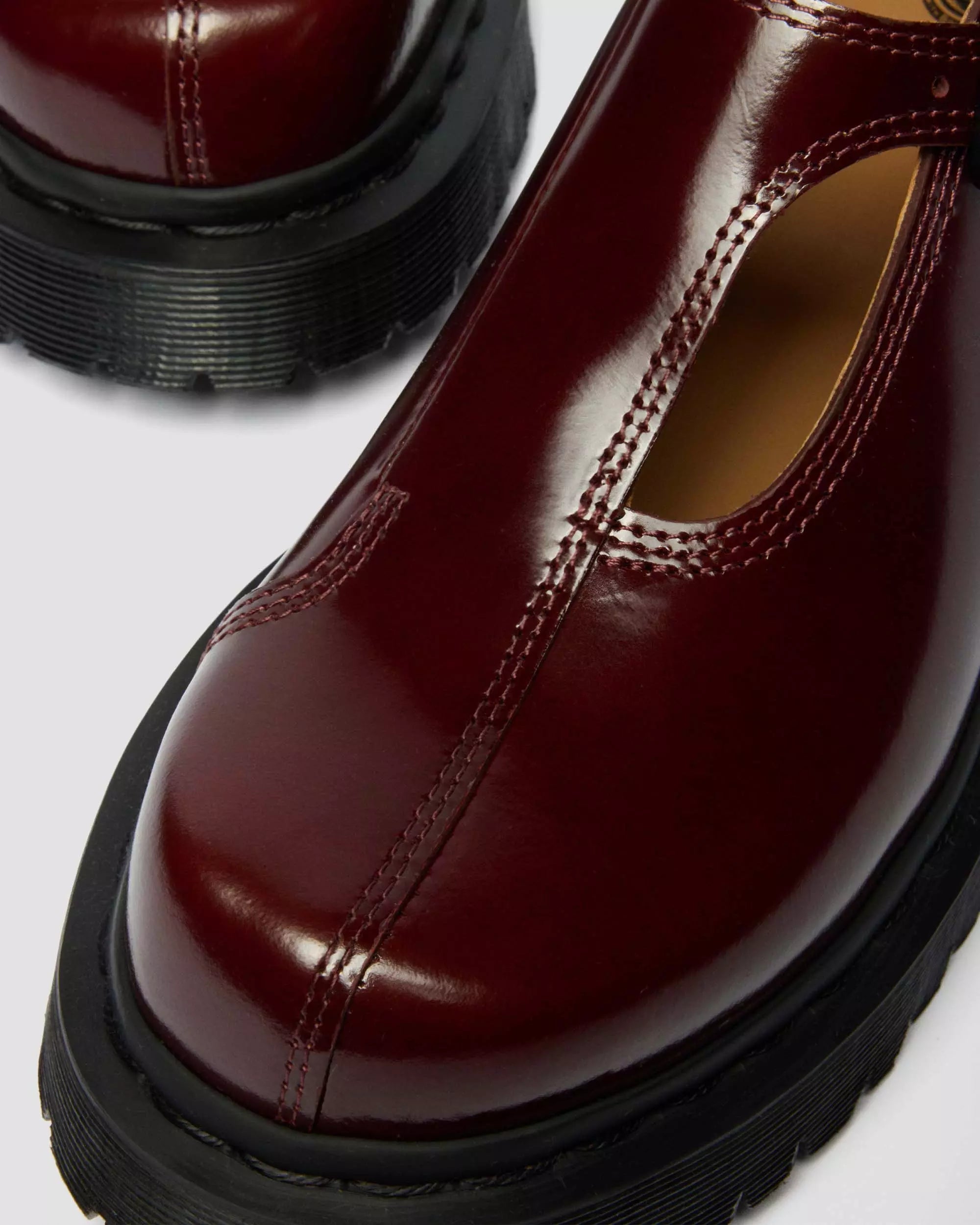 Rejena Mary Jane Lacquered Leather Shoes