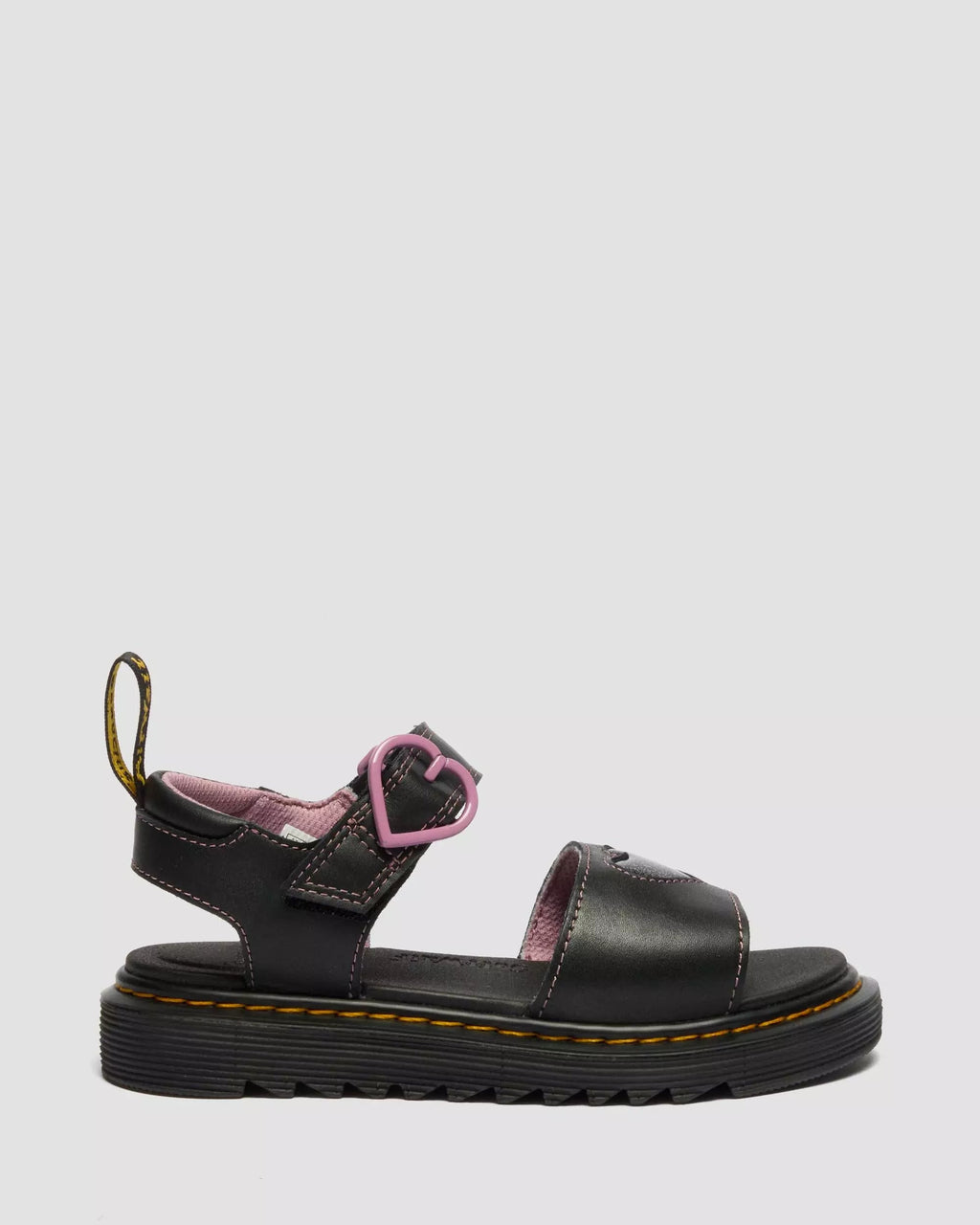Junior Marlowe II Glitter Heart Leather Strap Shoes
