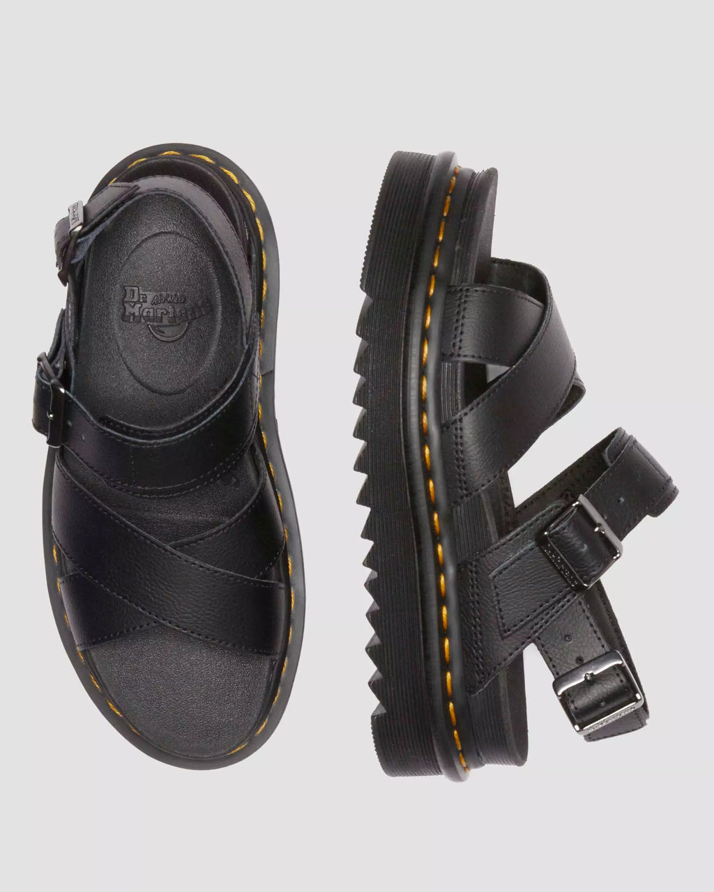 Voss II Athena Leather Strap Sandals