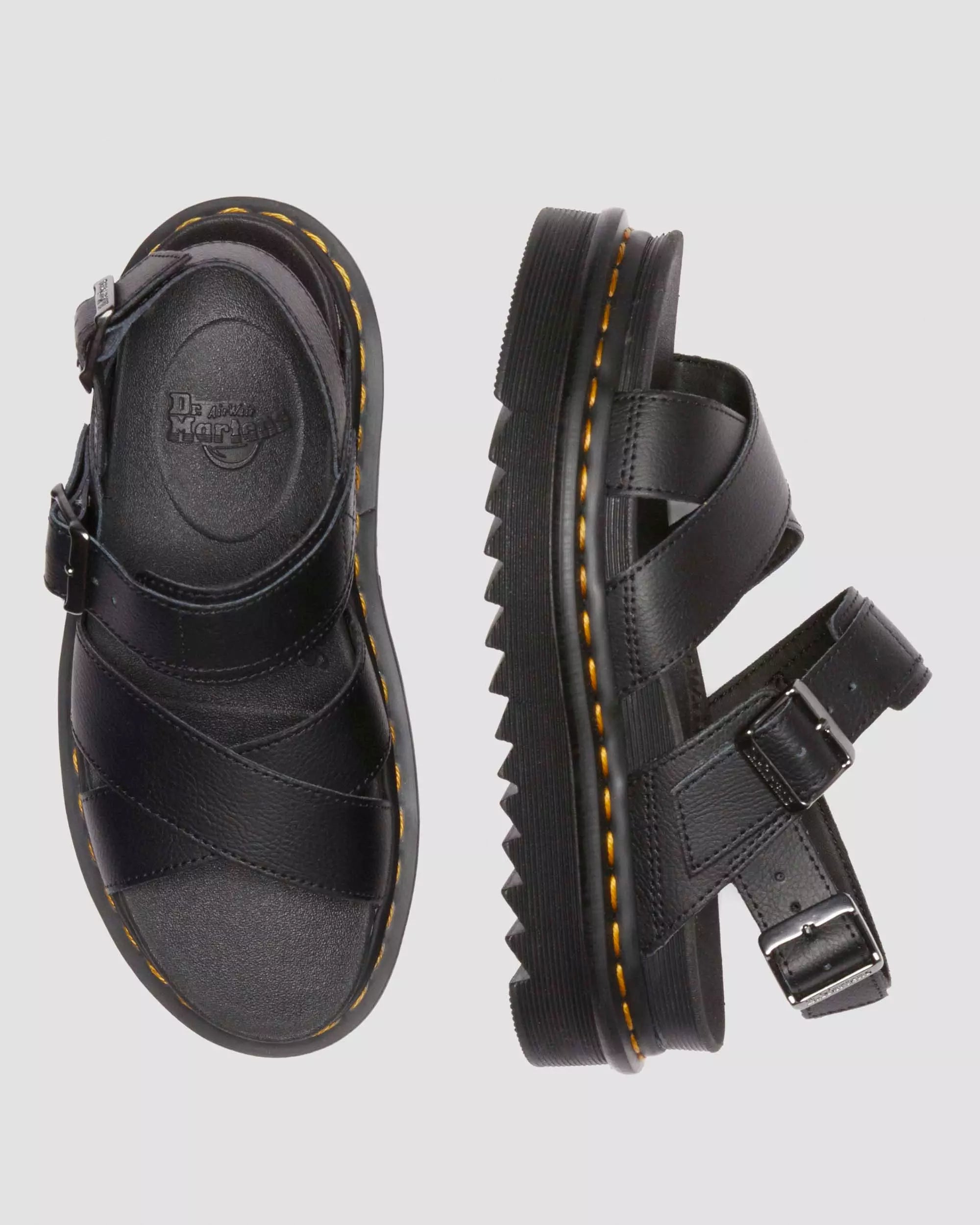Voss II Athena Leather Strap Sandals