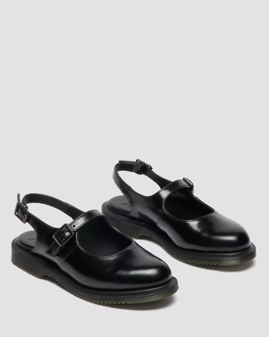 Madaline Mary Jane Smooth Leather Sling Back Shoes