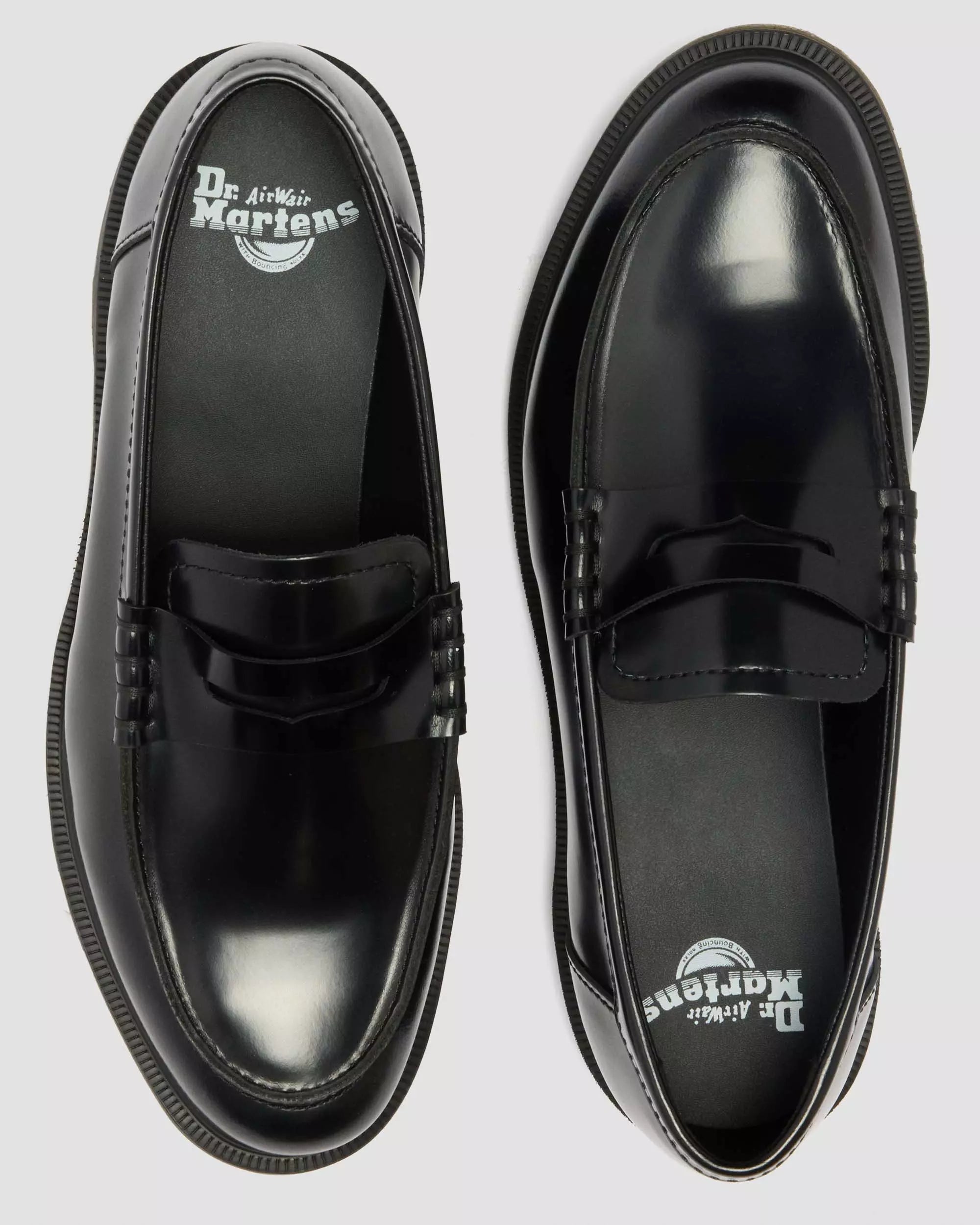 Mayfare Polished Smooth Leather Penny Loafers