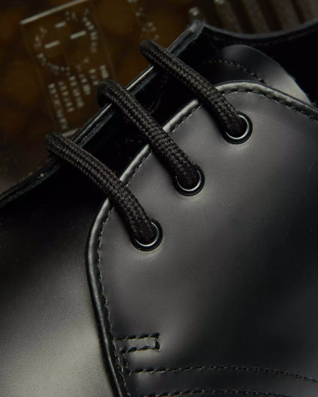 1461 White Stitch Smooth Leather Lace Up Shoes
