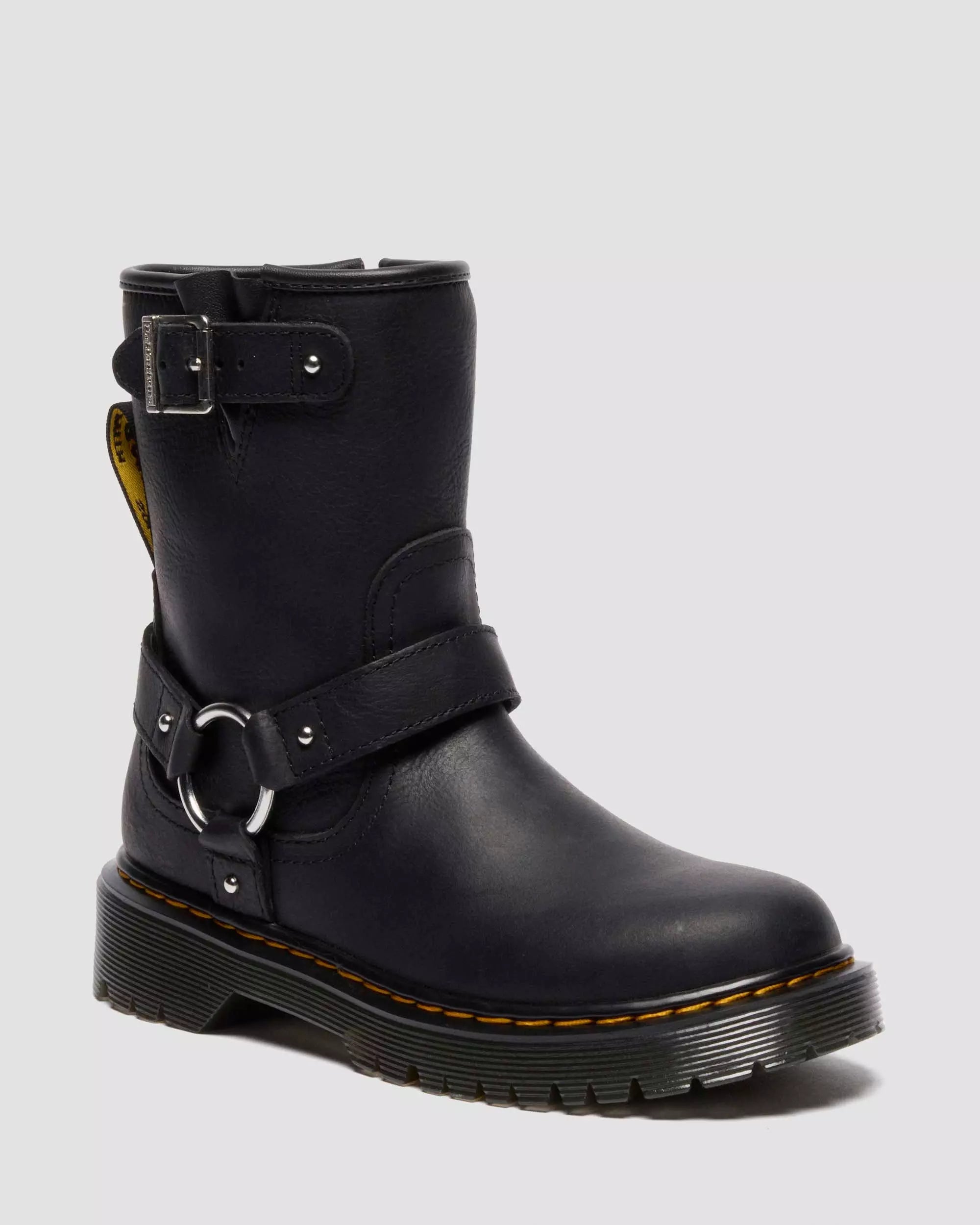 Genaya Junior Kids Leather Biker Boots