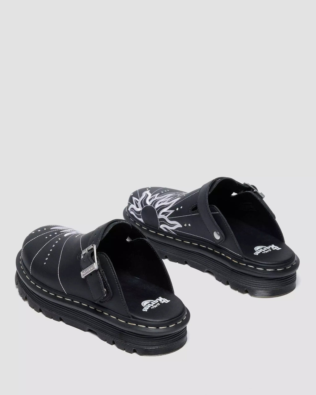 ZEBZAG MULE SOLAR FLARE Reclaimed Leather Slip On Mules