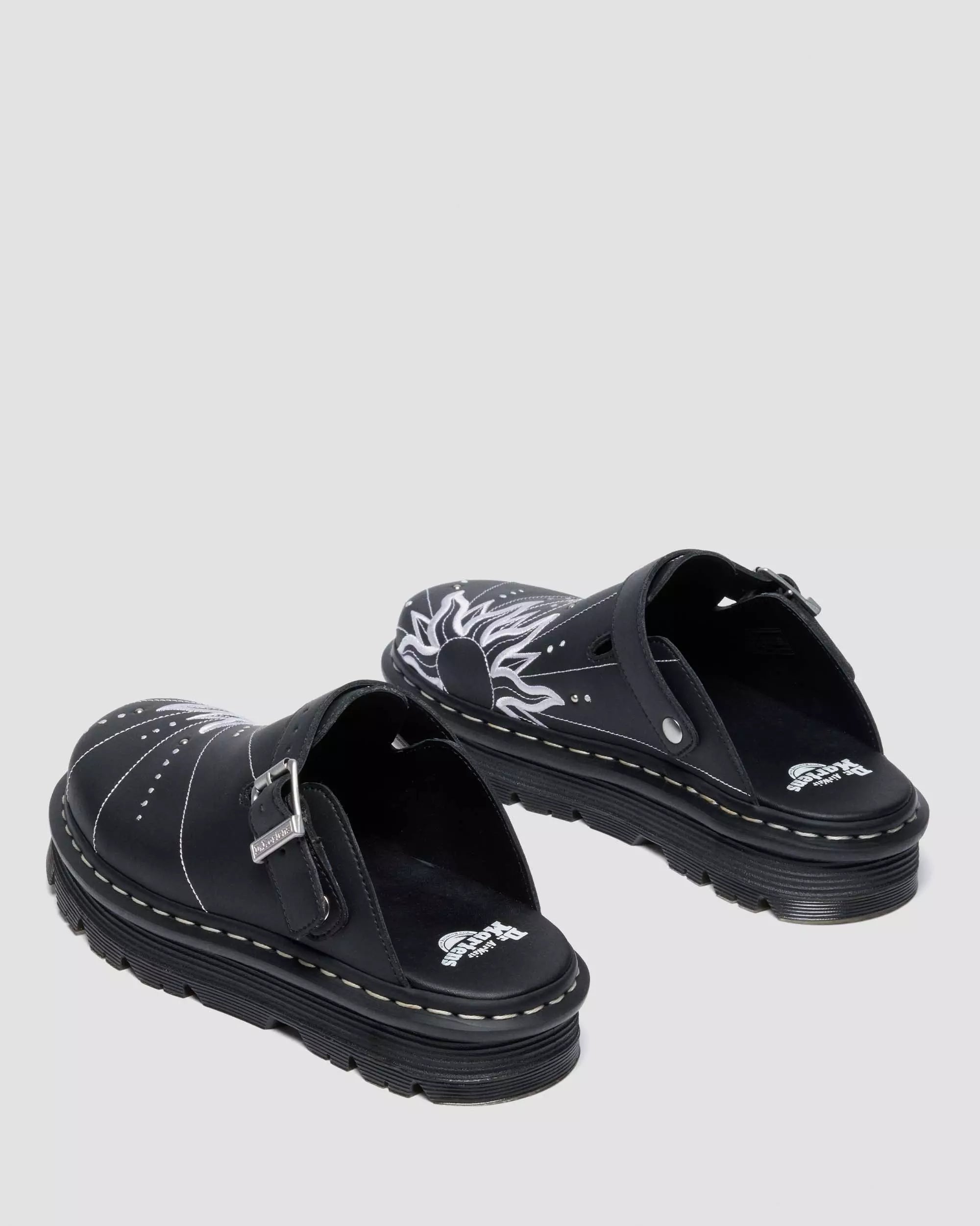 ZEBZAG MULE SOLAR FLARE Reclaimed Leather Slip On Mules