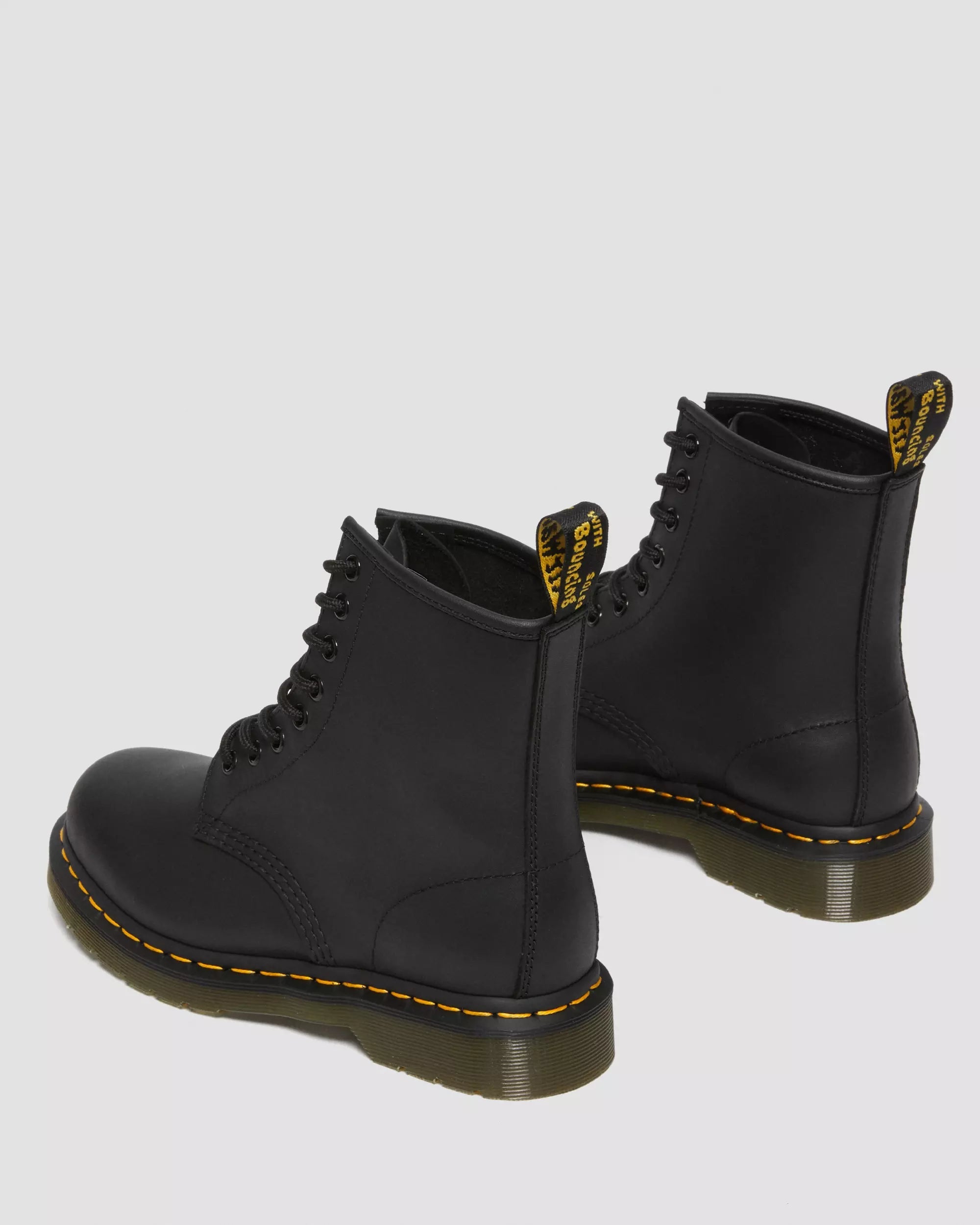 1460 Greasy Leather Lace Up Boots