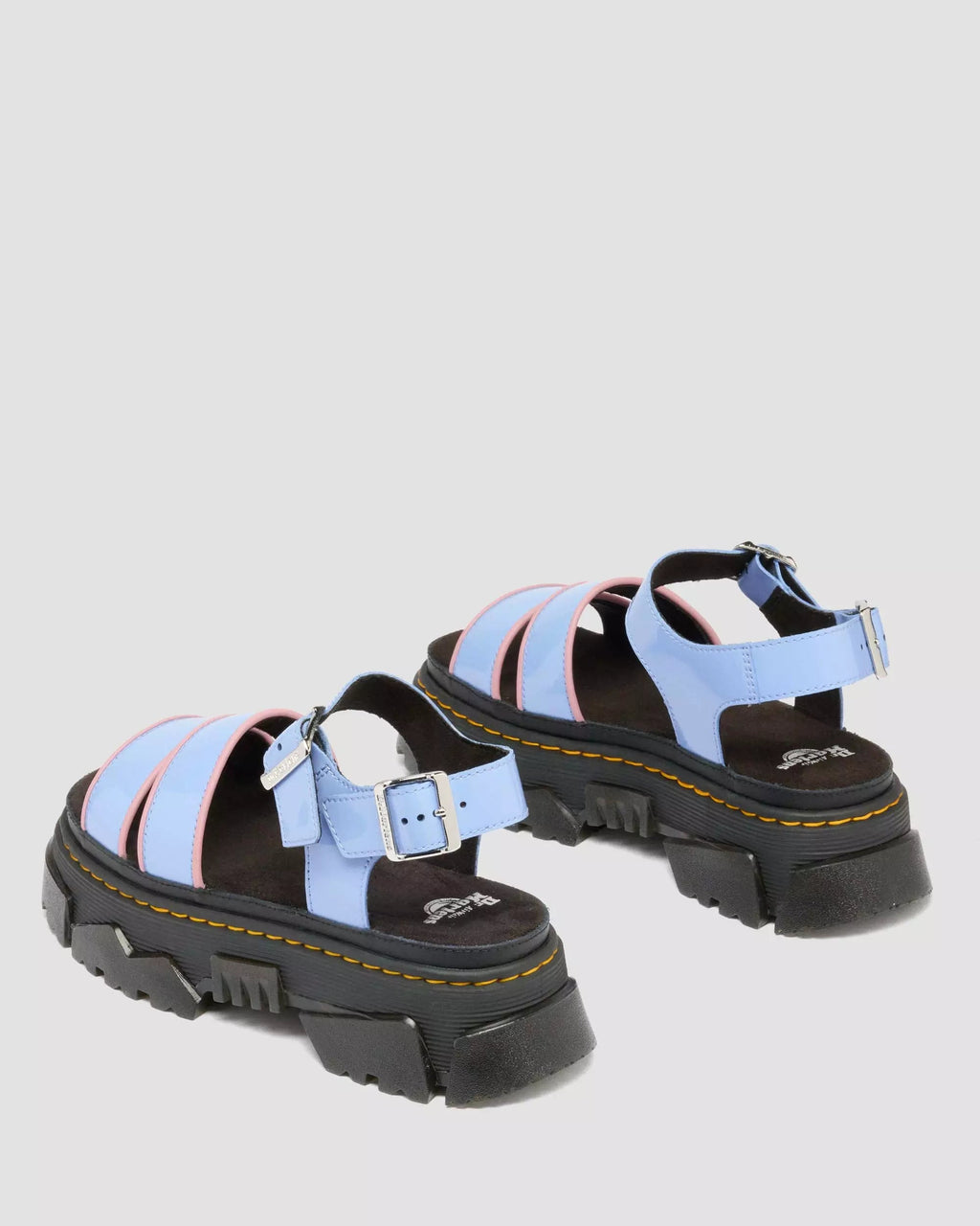 Mattison Two Strap Soft Patent Leather Sandals