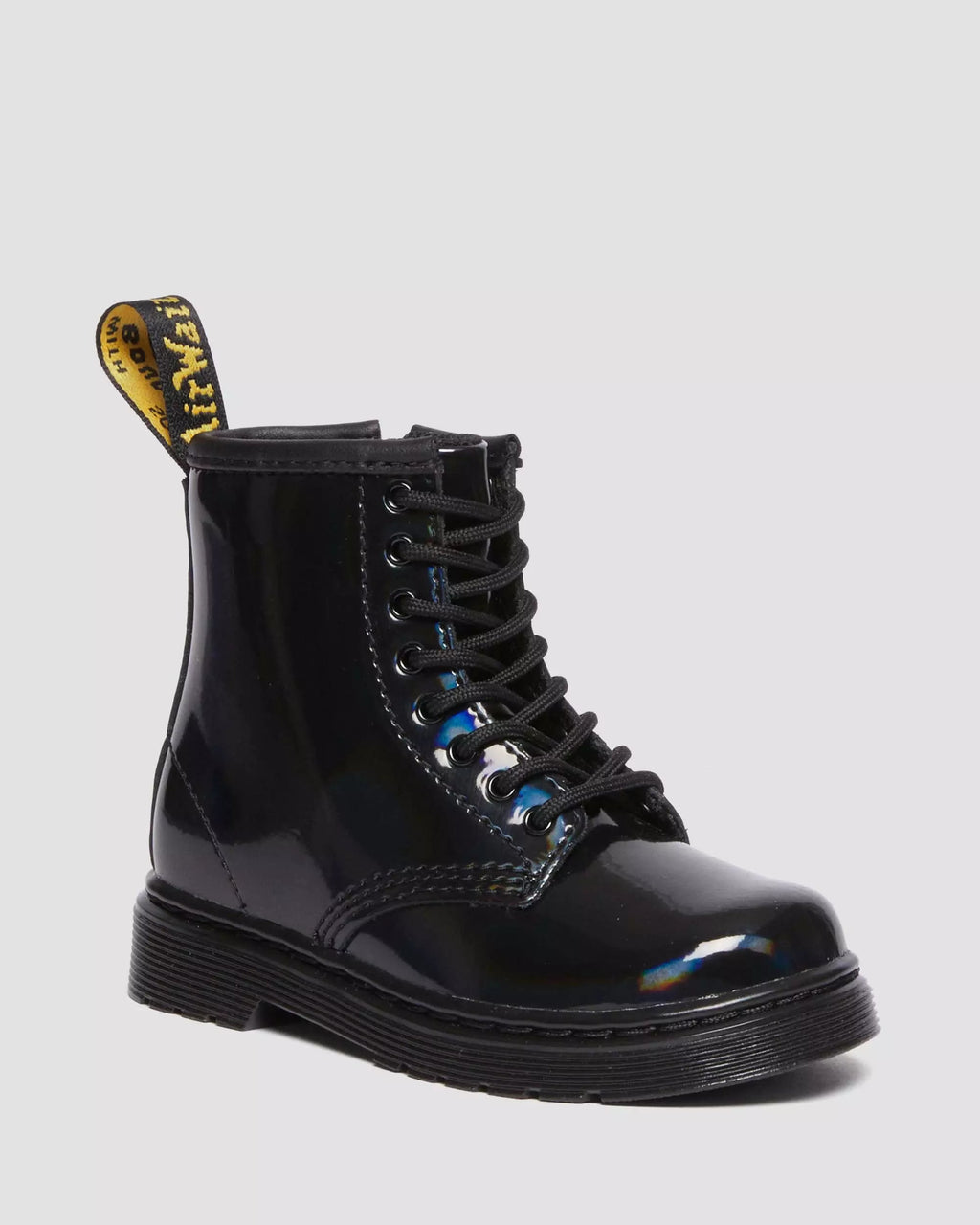 TODDLER 1460 RAINBOW Patent Leather Lace Up Boots
