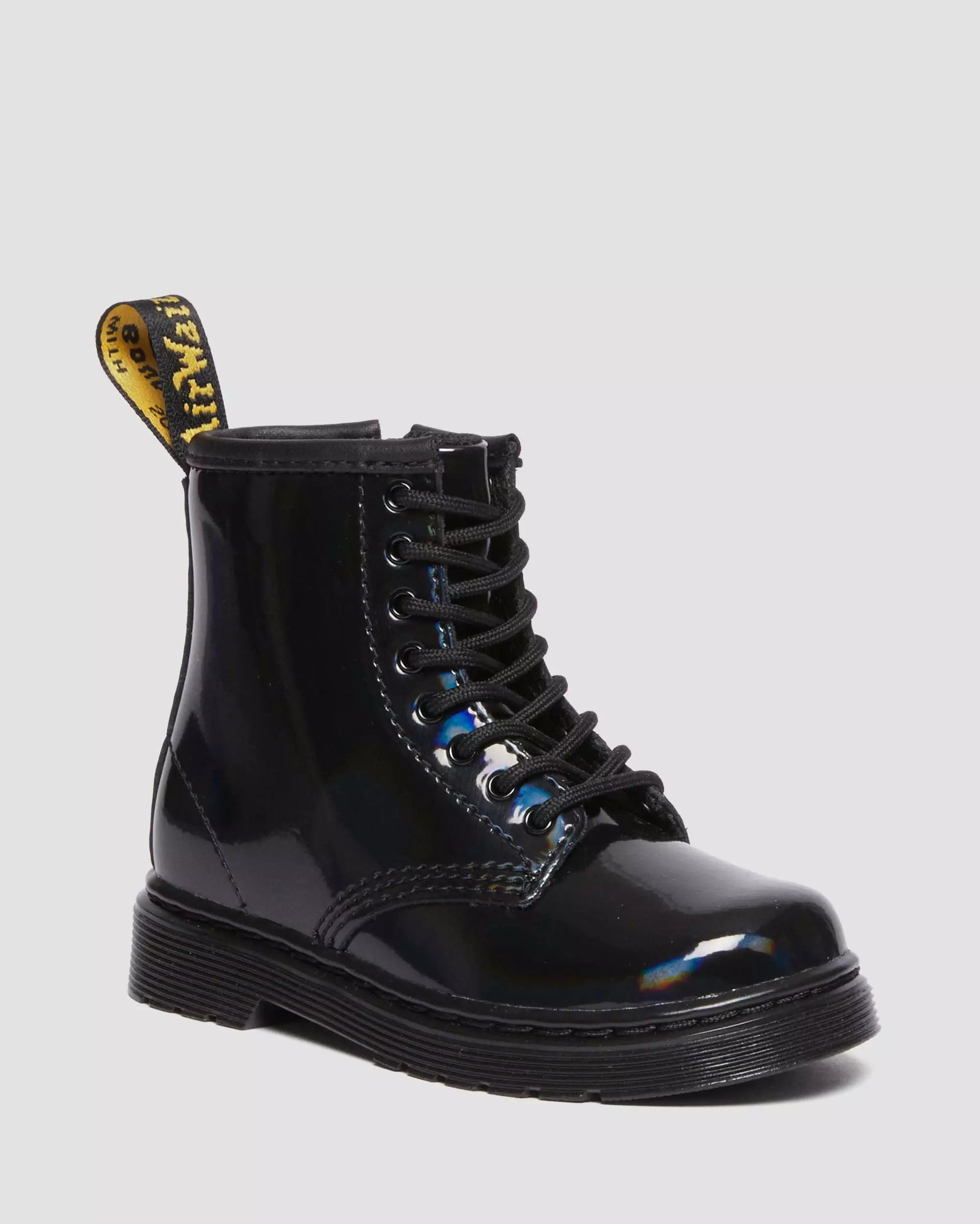 TODDLER 1460 RAINBOW Patent Leather Lace Up Boots