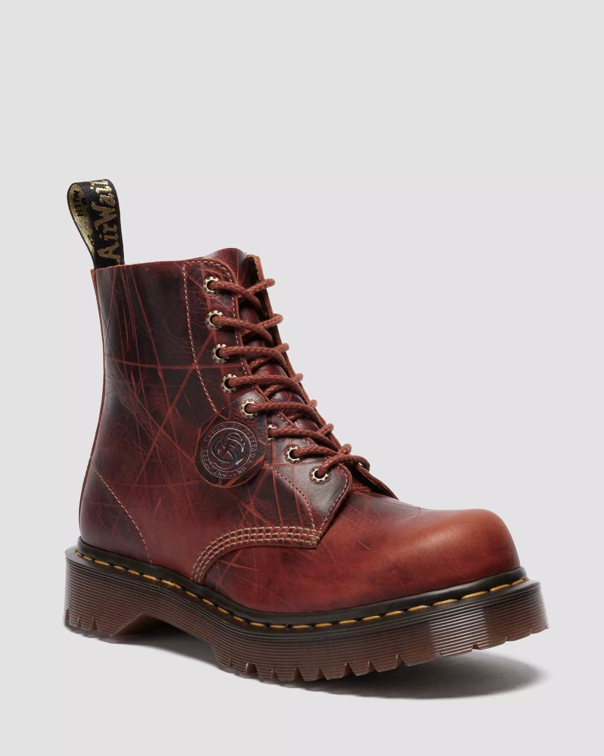 1460 Pascal Bex Made In England Leather Bump Toe Boots