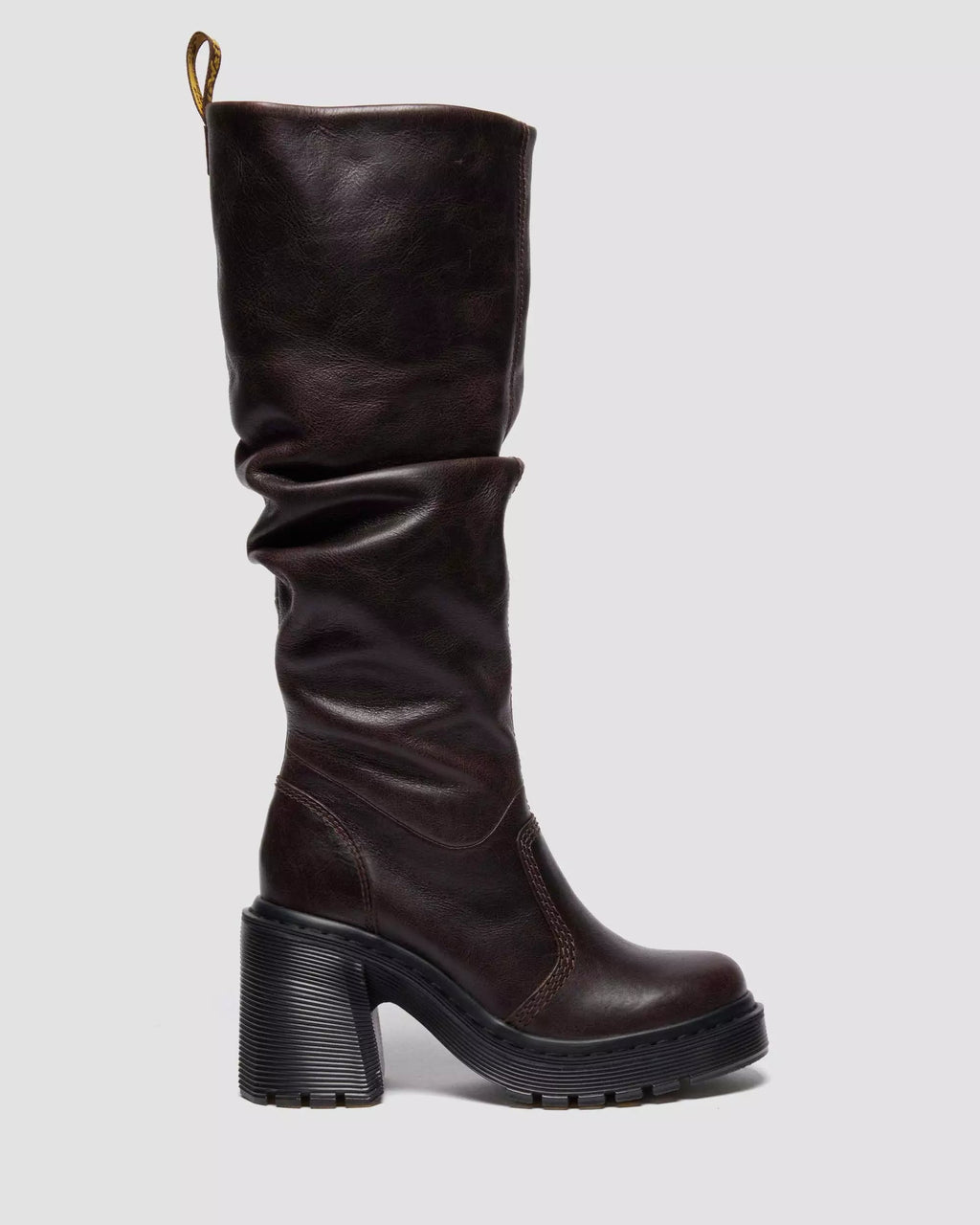 Kasey Kinsley Leather Knee High Heeled Boots