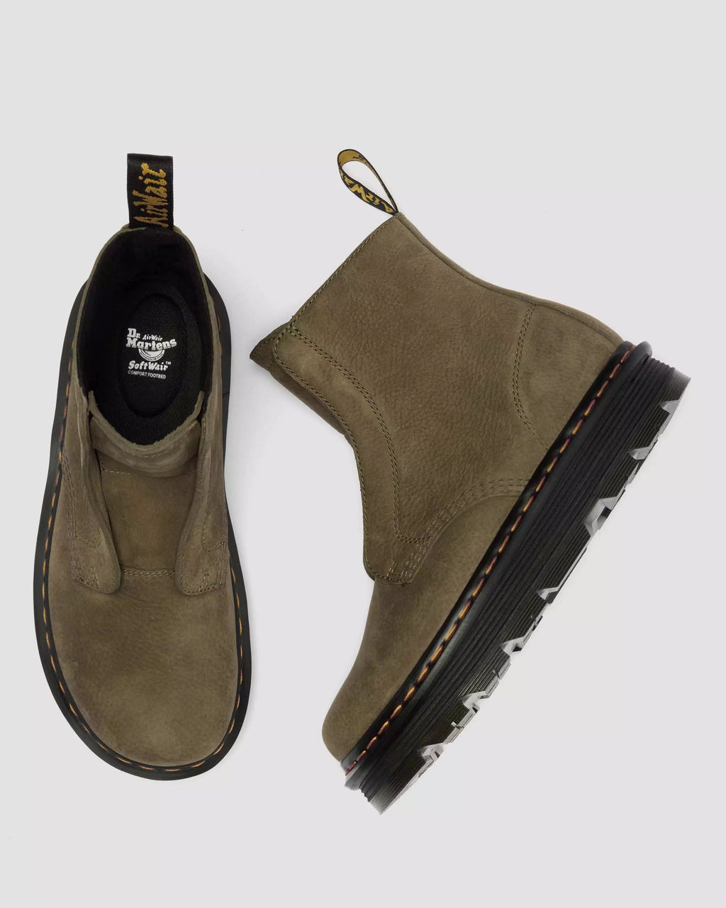 ZEBZAG LACELESS Slip On Nubuck Boots