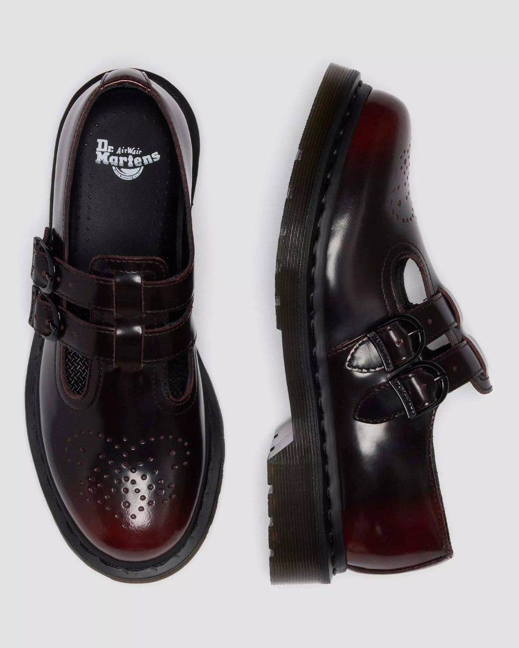 8065 Arcadia Rub Off Leather Mary Jane Shoes