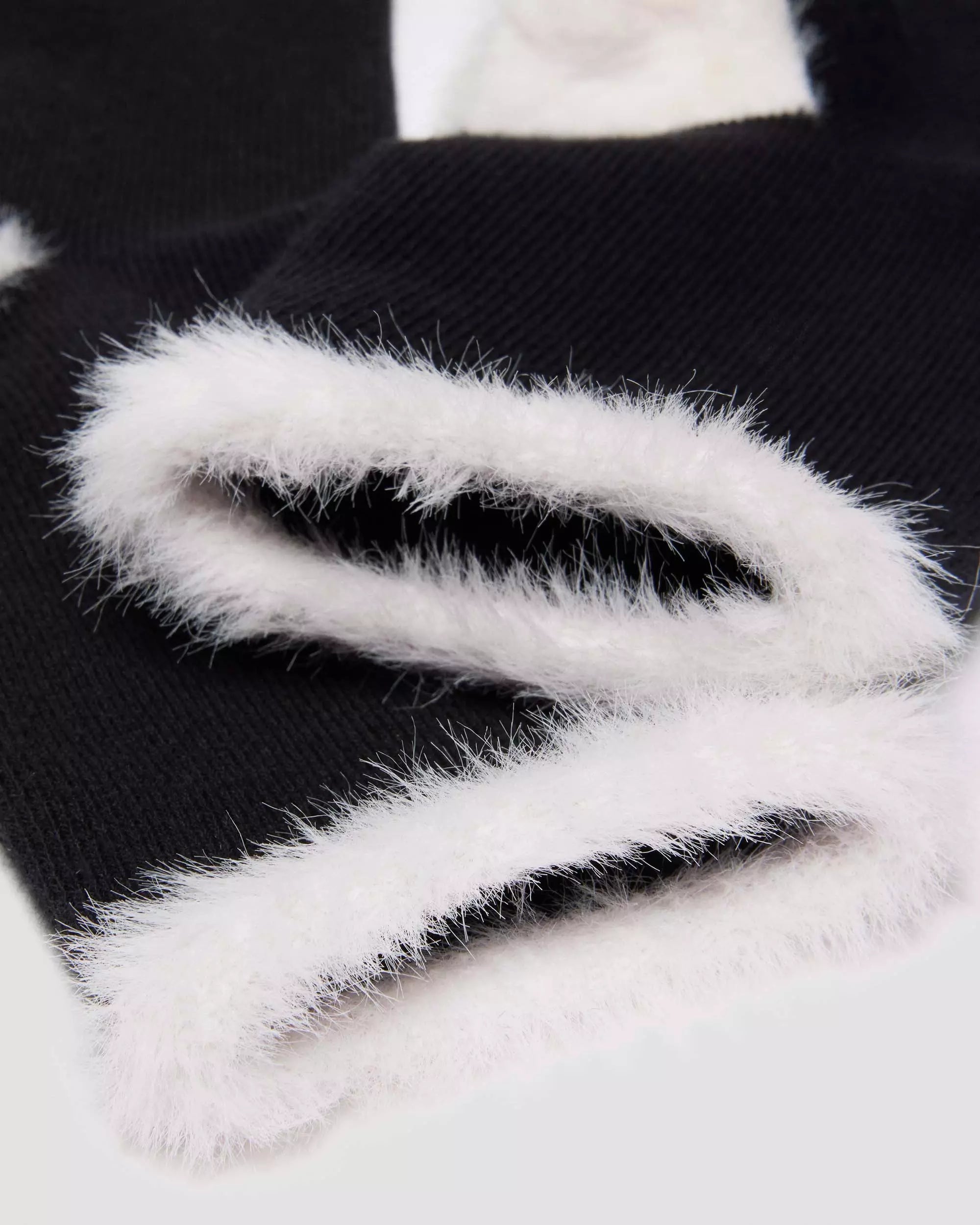 FAUX FUR ORGANIC COTTON BLEND SOCKS ORGANIC COTTON BLEND SOCKS