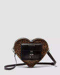 Heart Bag Leopard Kiev Leather Backpack