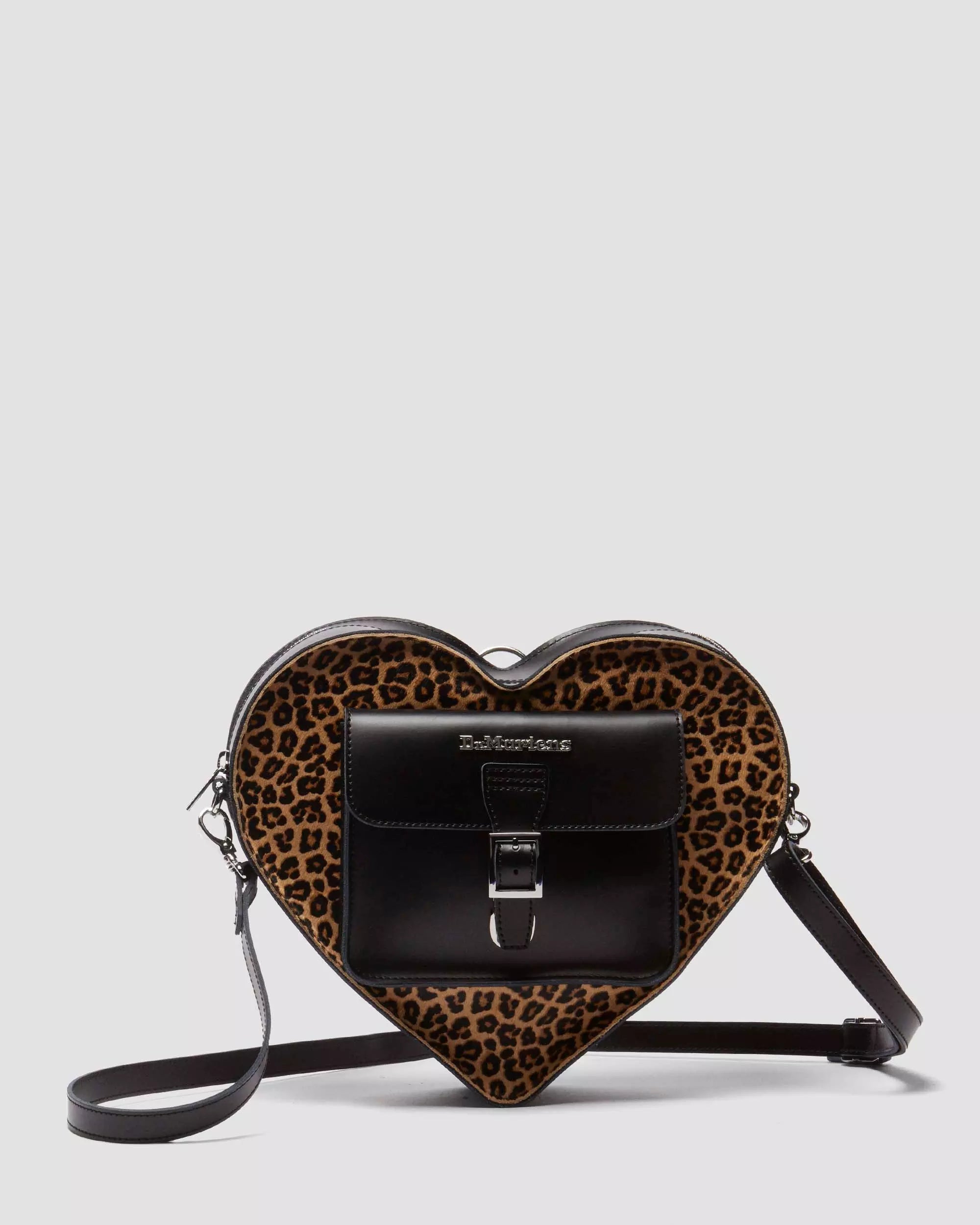 Heart Bag Leopard Kiev Leather Backpack