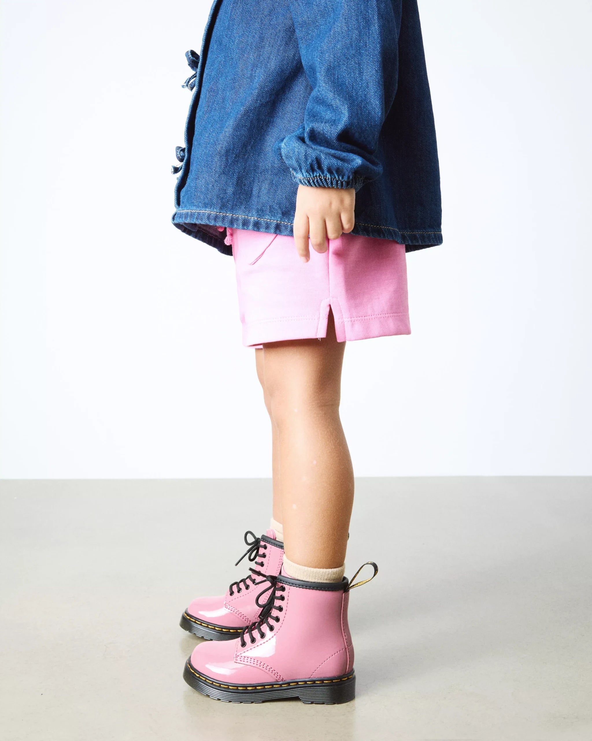TODDLER 1460 Patent Lamper Leather Boots