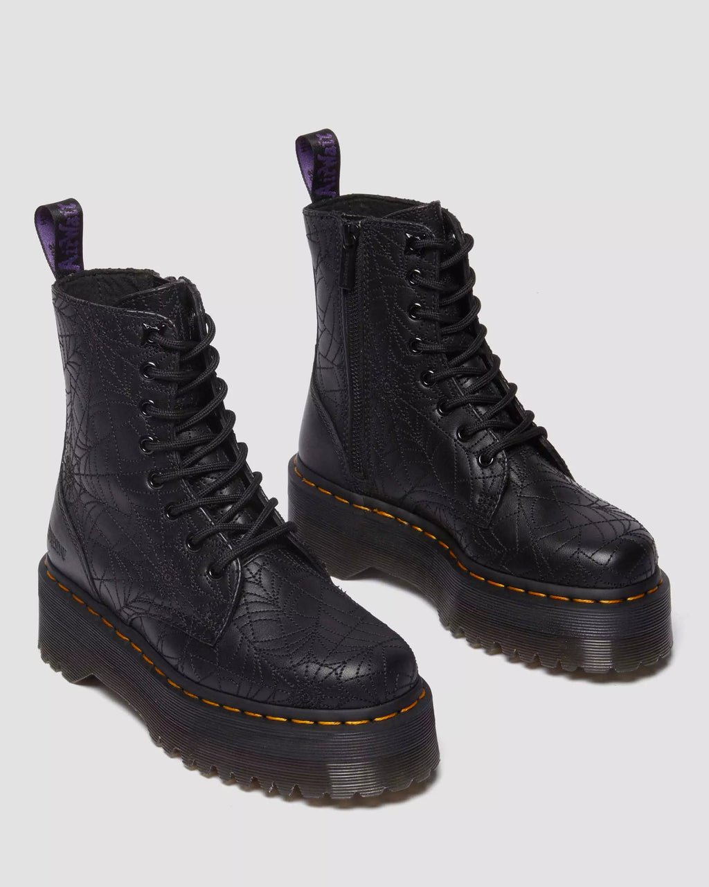 Jadon Wednesday Leather Platform Boots