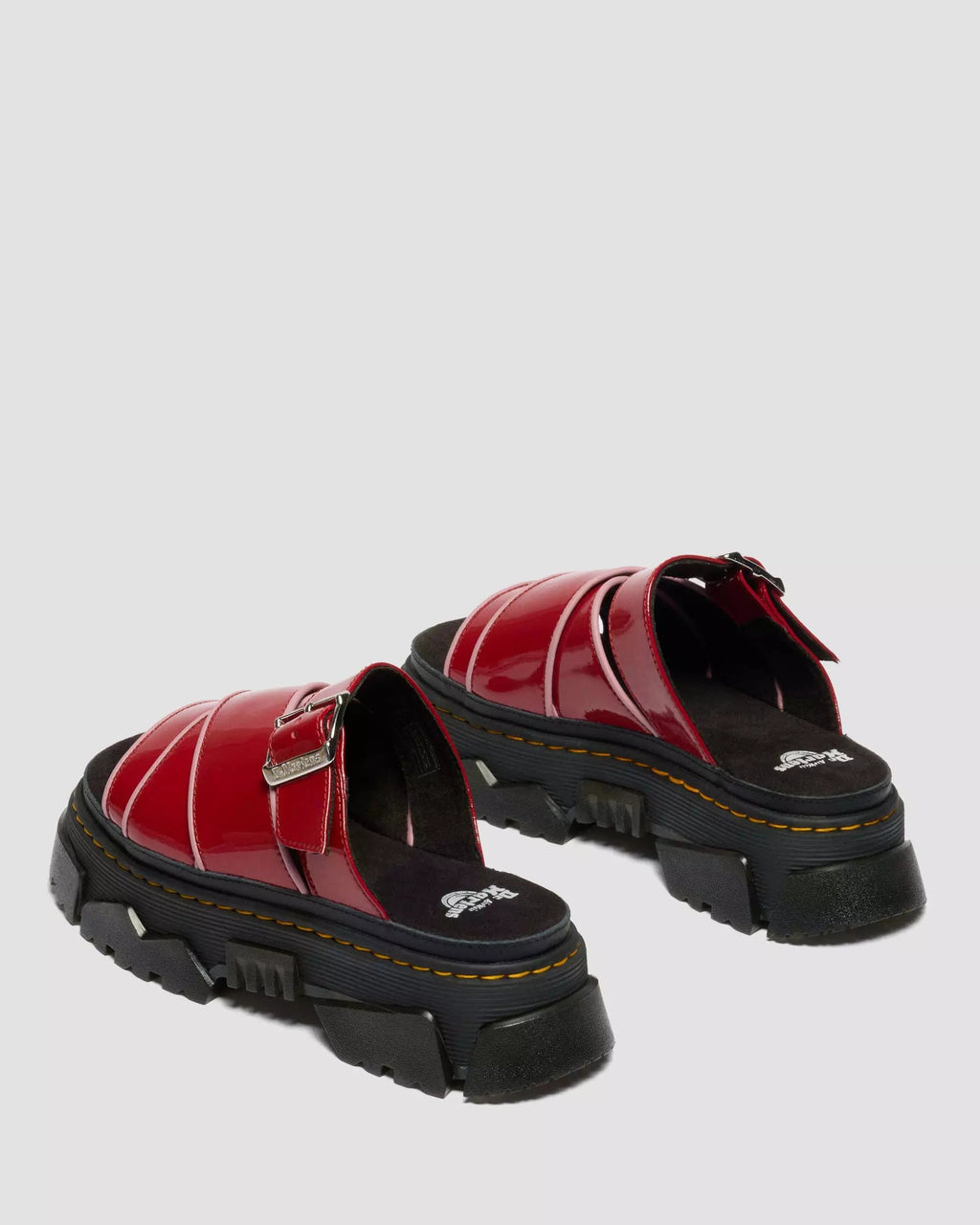 Mattison Slide Soft Patent Leather Sandals