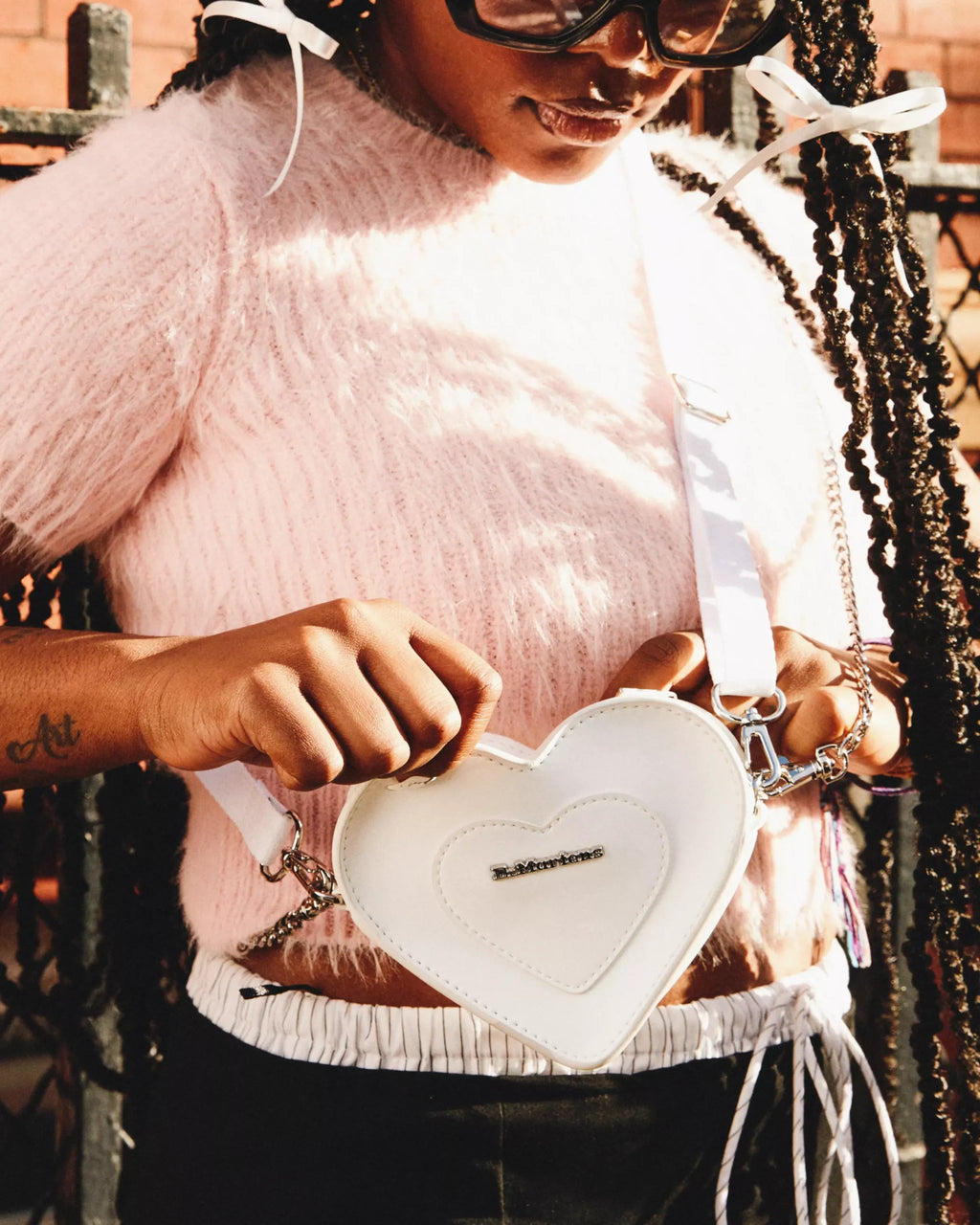 VEGAN MINI Heart Shaped Bag