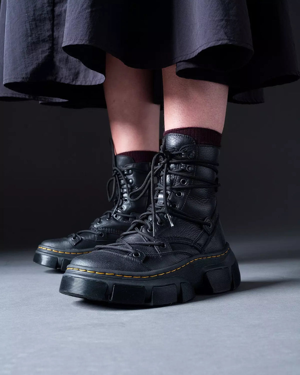 DMXL 8-Eye Leather Boots