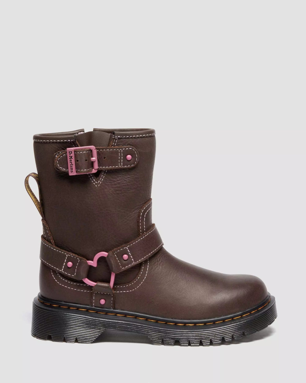 Genaya Junior Kids Leather Biker Boots