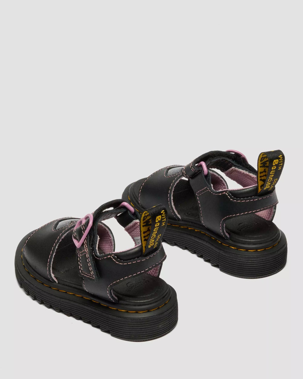 Toddler Marlowe II Glitter Heart Leather Strap Shoes