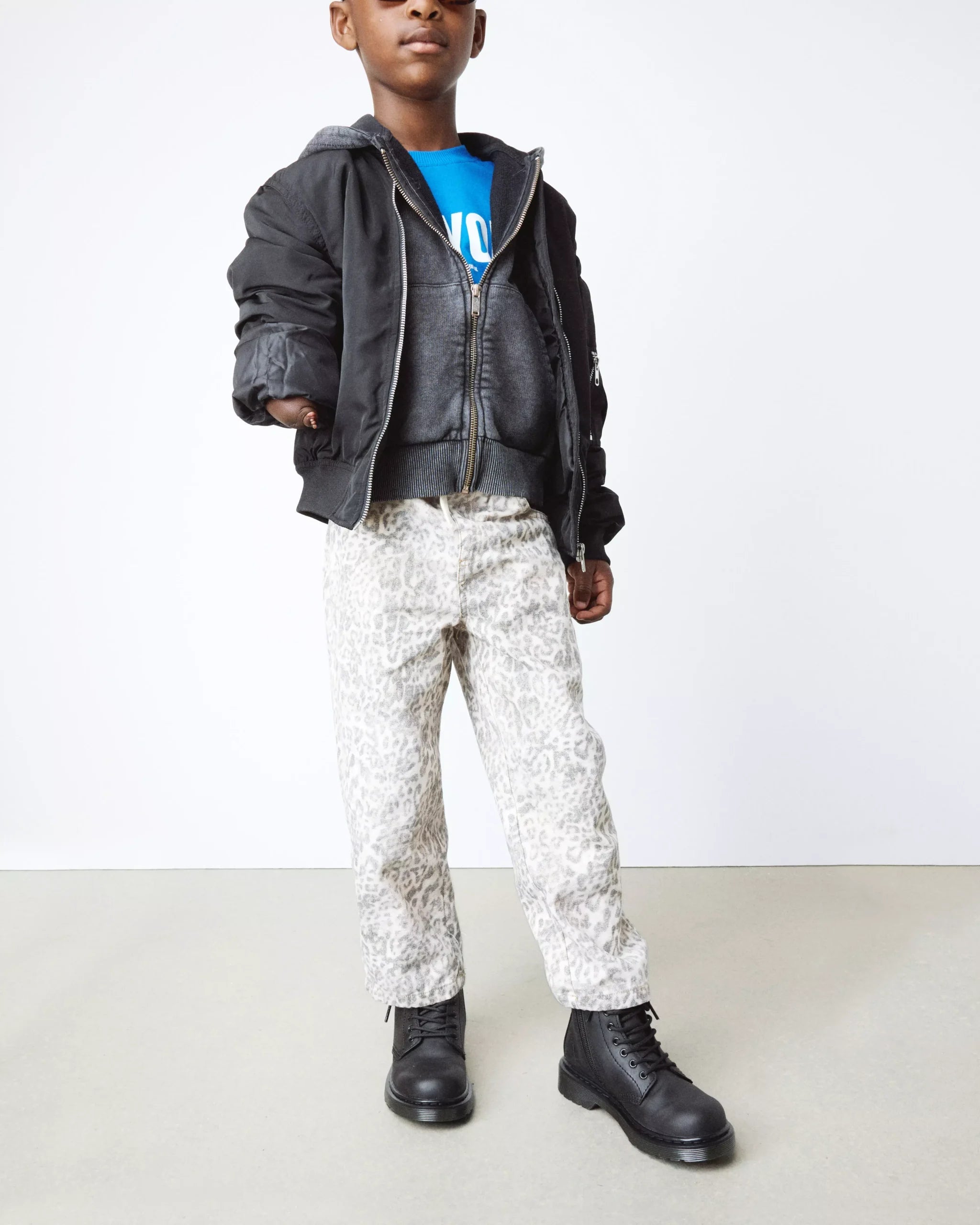 1460 Junior Faux Fur Lined Boots