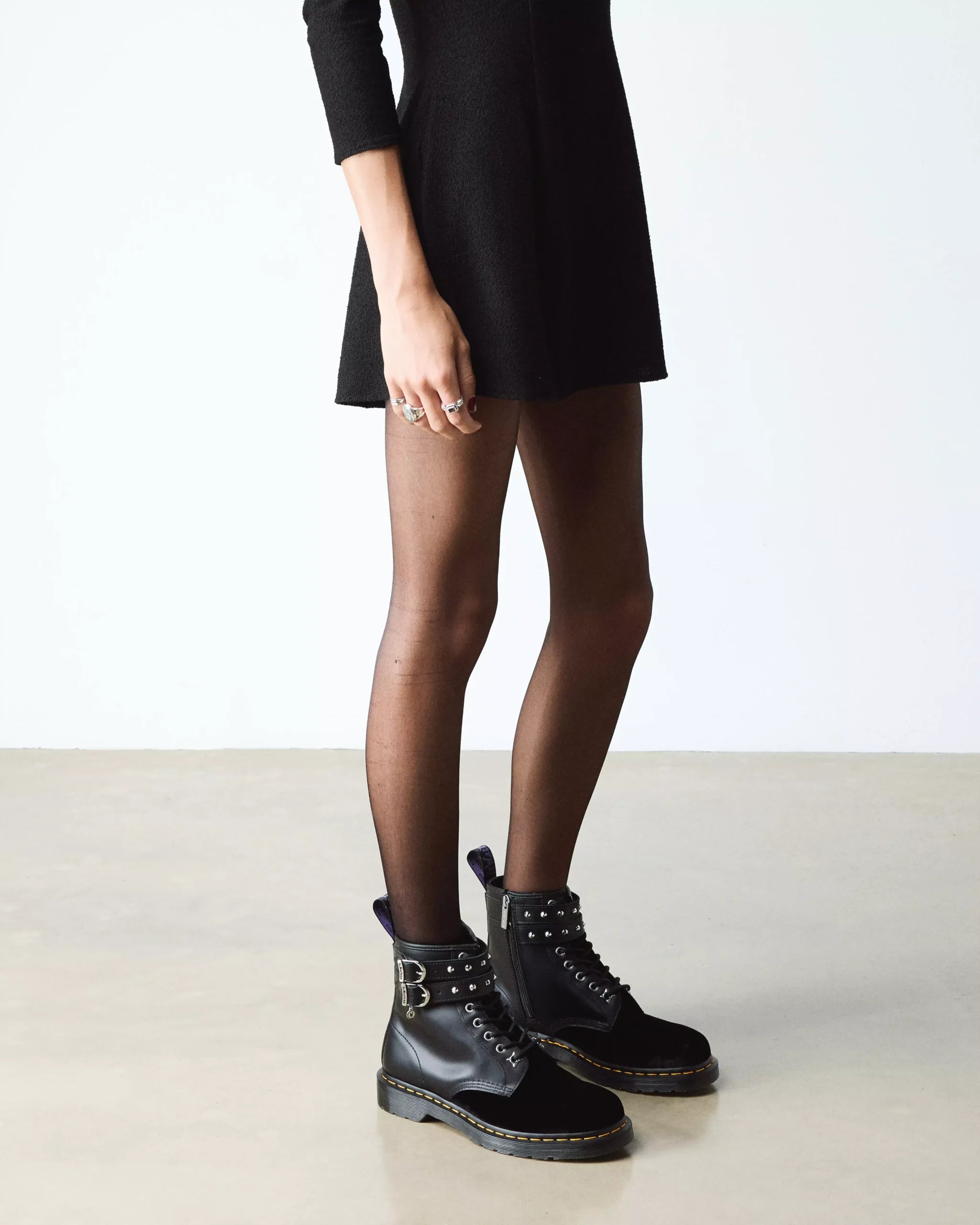 1460 Wednesday Velvet Boots