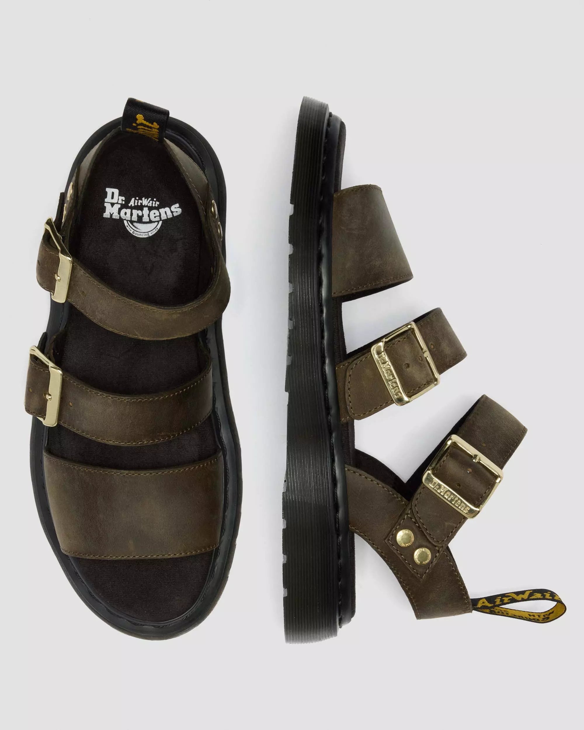 Gryphon Leather Gladiator Sandals