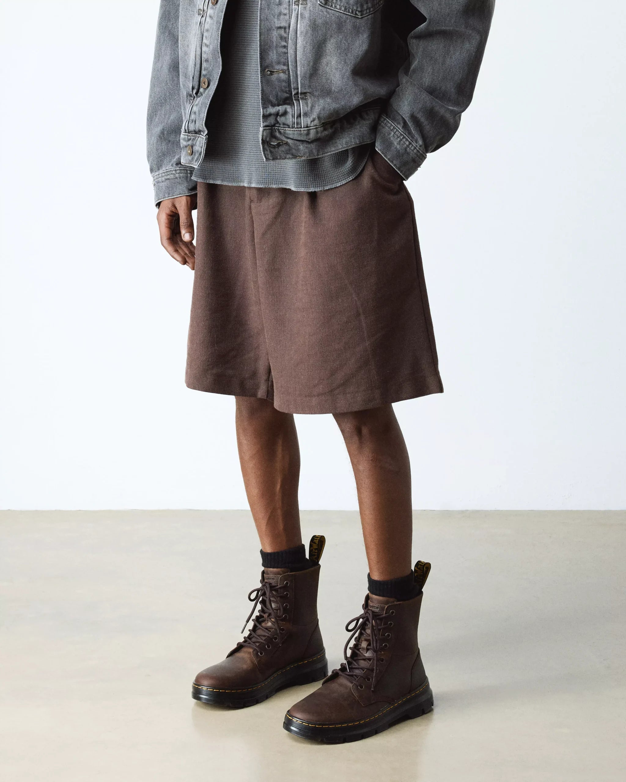 COMBS Crazy Horse Leather Casual Boots