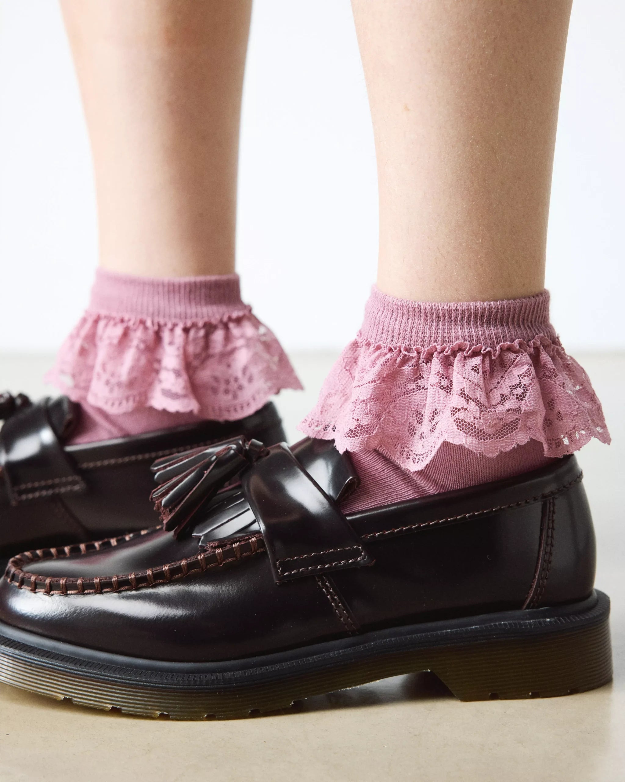 Frill Sock Organic Cotton Blend Socks