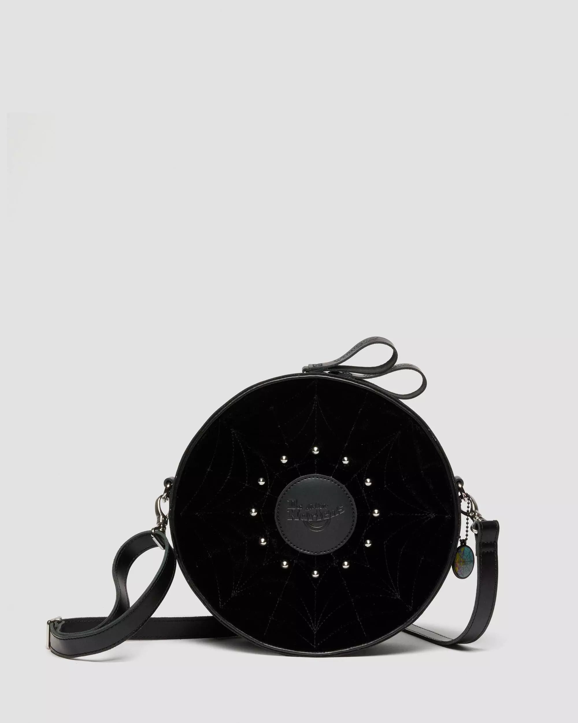 Wednesday Round Backpack Velvet & Kiev Leather Bag