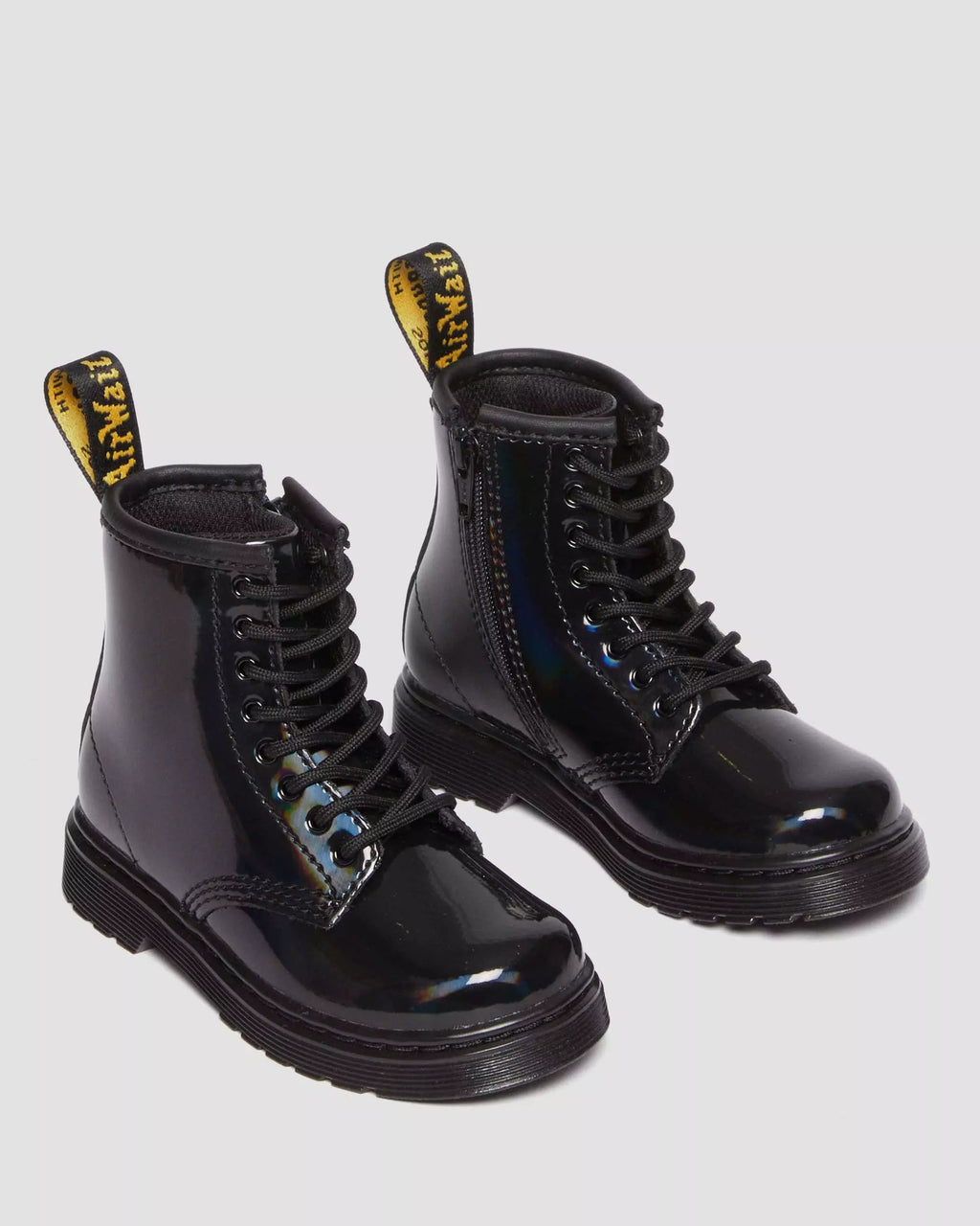 TODDLER 1460 RAINBOW Patent Leather Lace Up Boots
