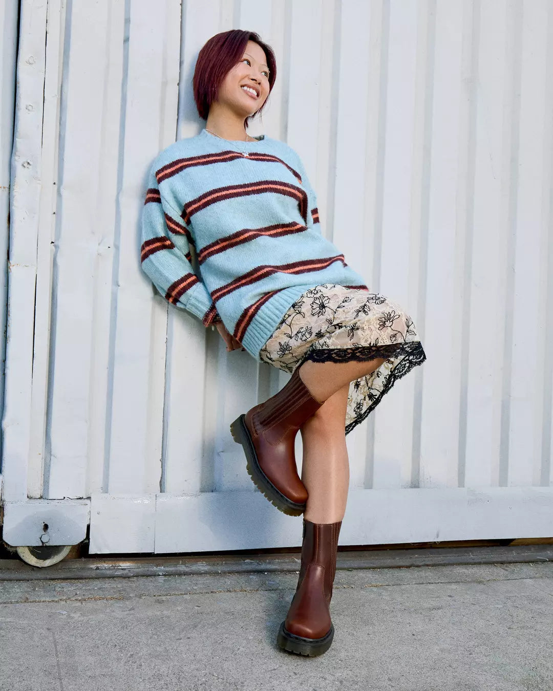 Amaayah Lo Orleans Leather Chelsea Boots