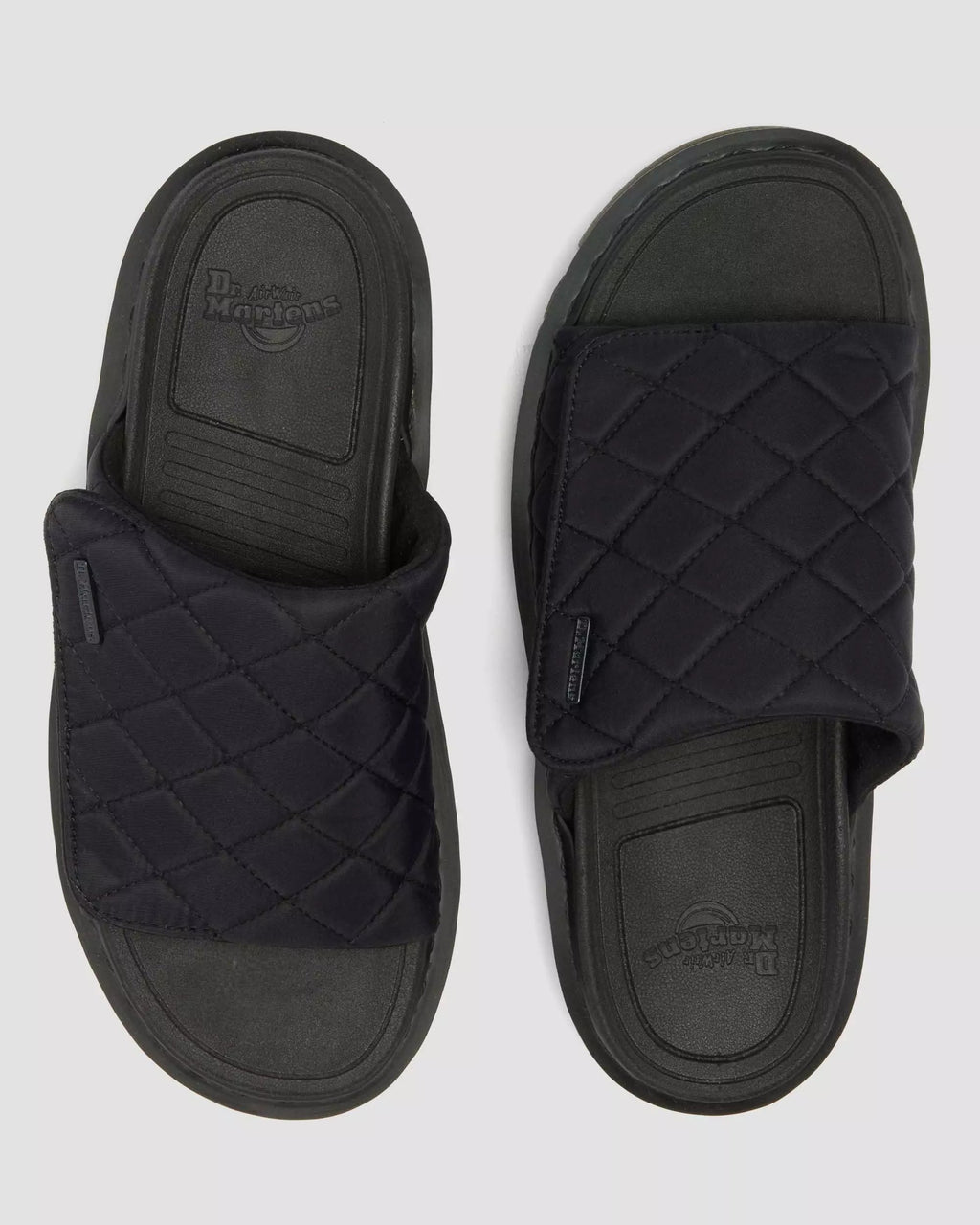 Zebzag Slides Quilted Canvas Strap Platform Slides